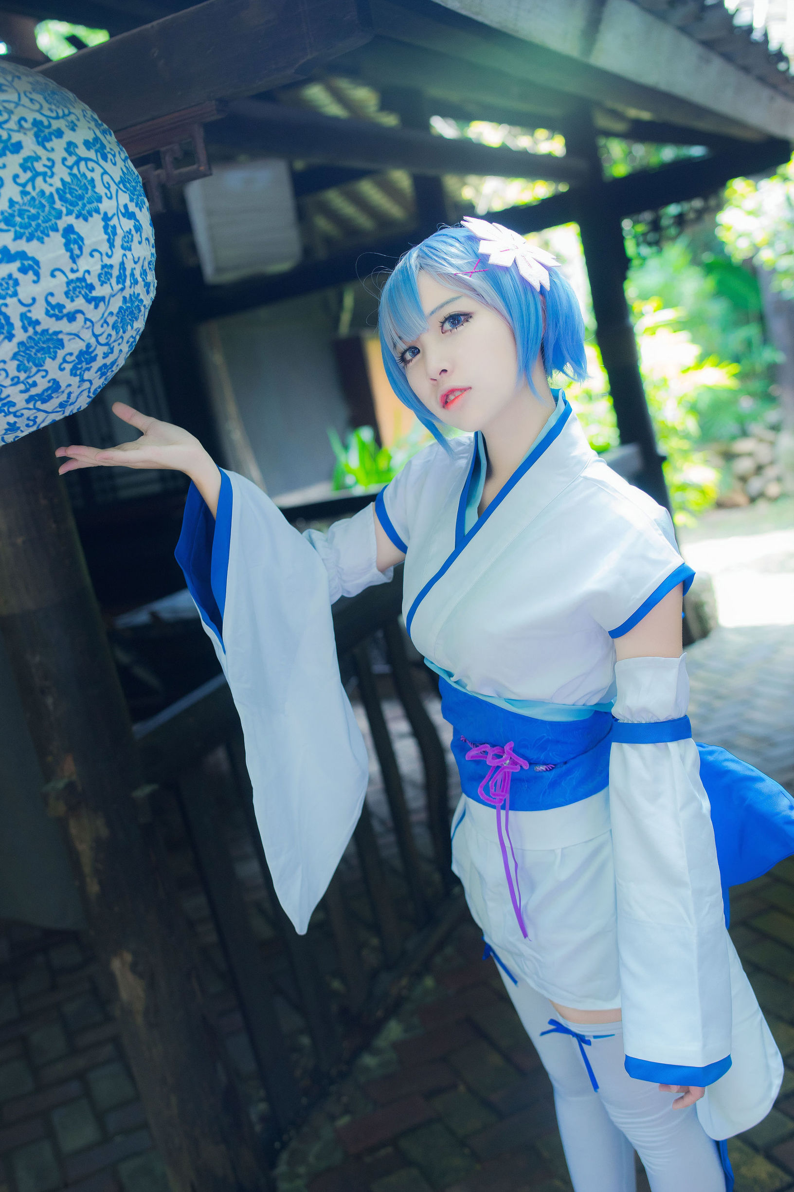Cosplay Photos] Popular Coser Er Zuo Nisa - Rem's hood