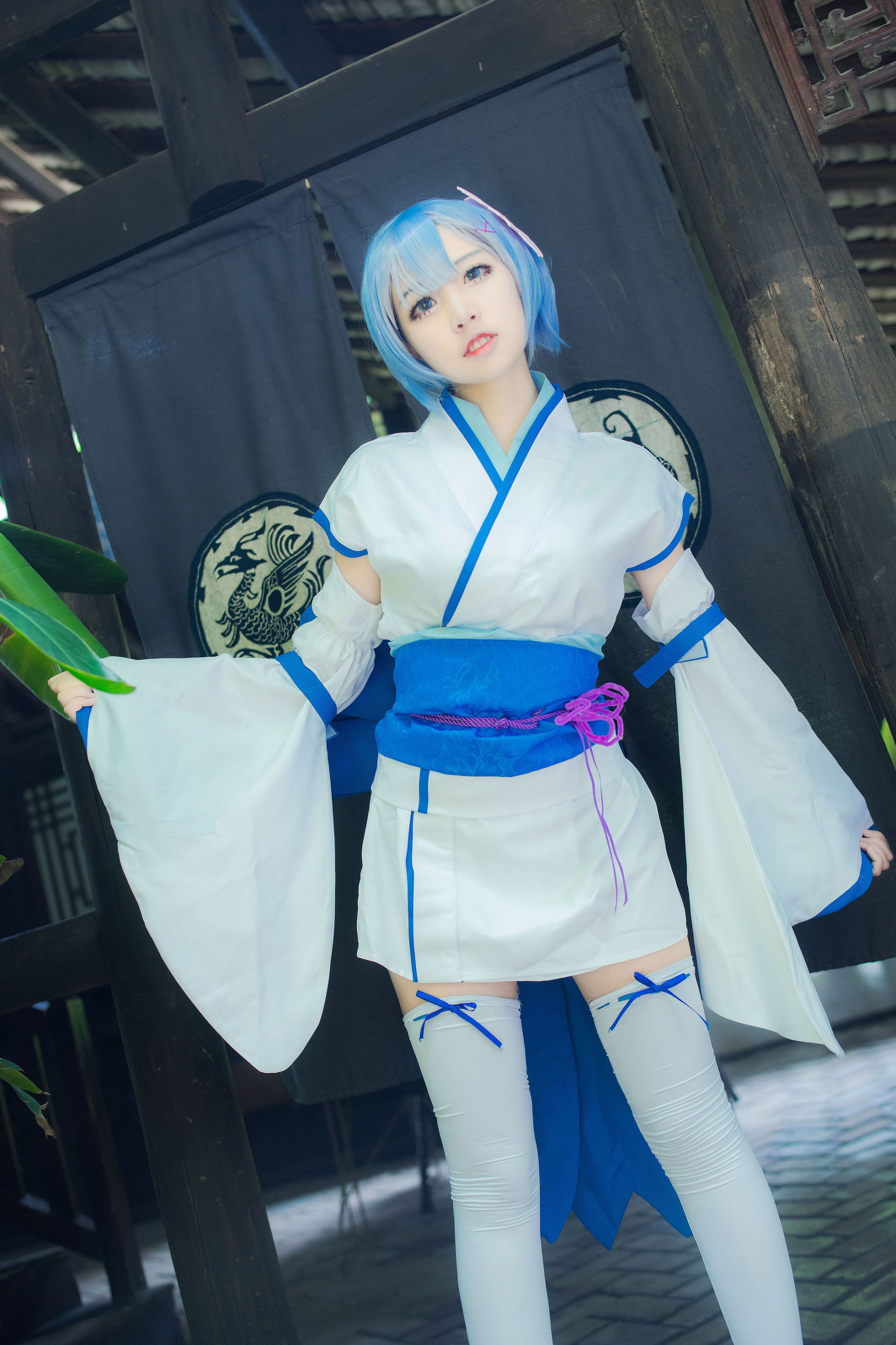 Cosplay Photos] Popular Coser Er Zuo Nisa - Rem's hood