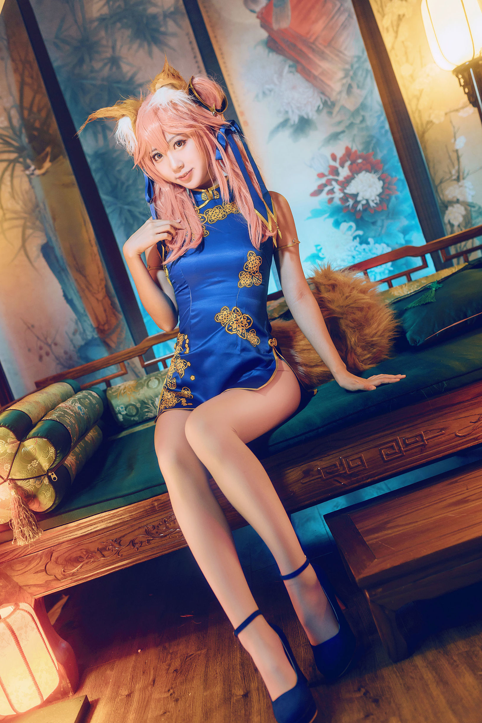 Cosplay写真] 人気のコスプレイヤー黒川 - 玉藻前真愛
