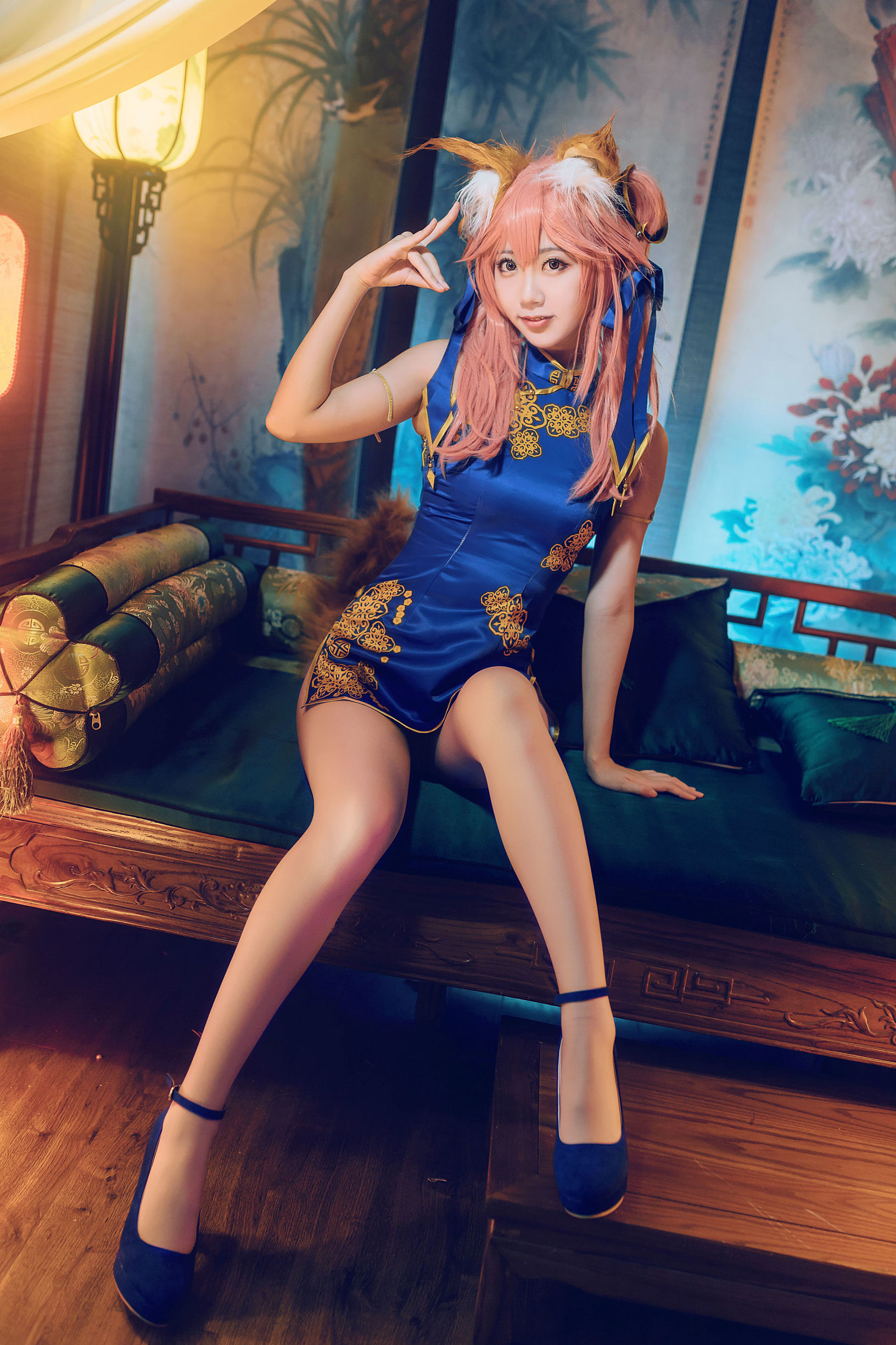 Cosplay写真] 人気のコスプレイヤー黒川 - 玉藻前真愛