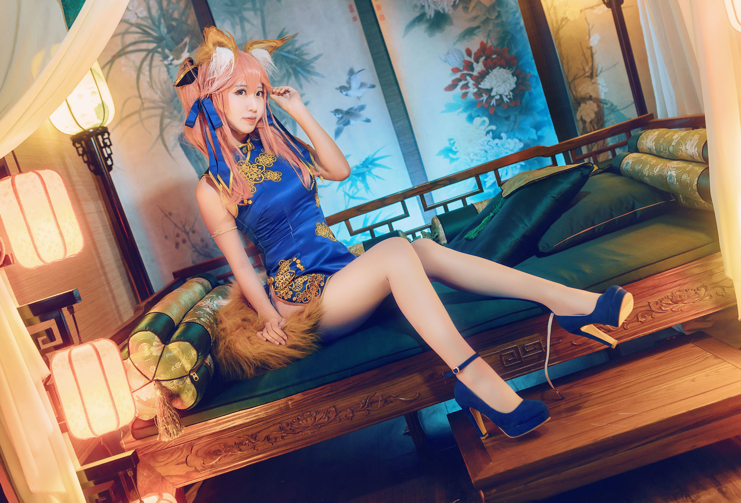 Cosplay写真] 人気のコスプレイヤー黒川 - 玉藻前真愛
