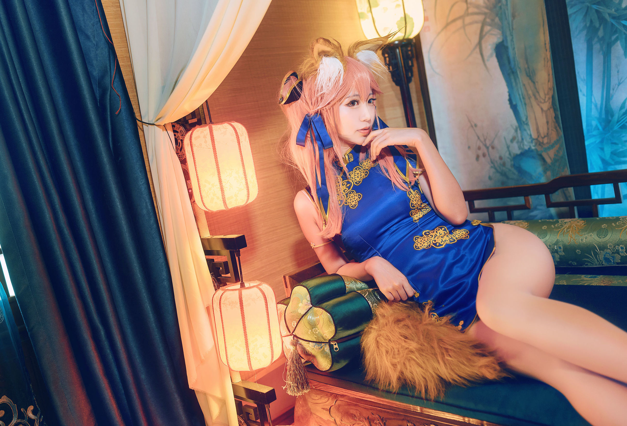 Cosplay写真] 人気のコスプレイヤー黒川 - 玉藻前真愛