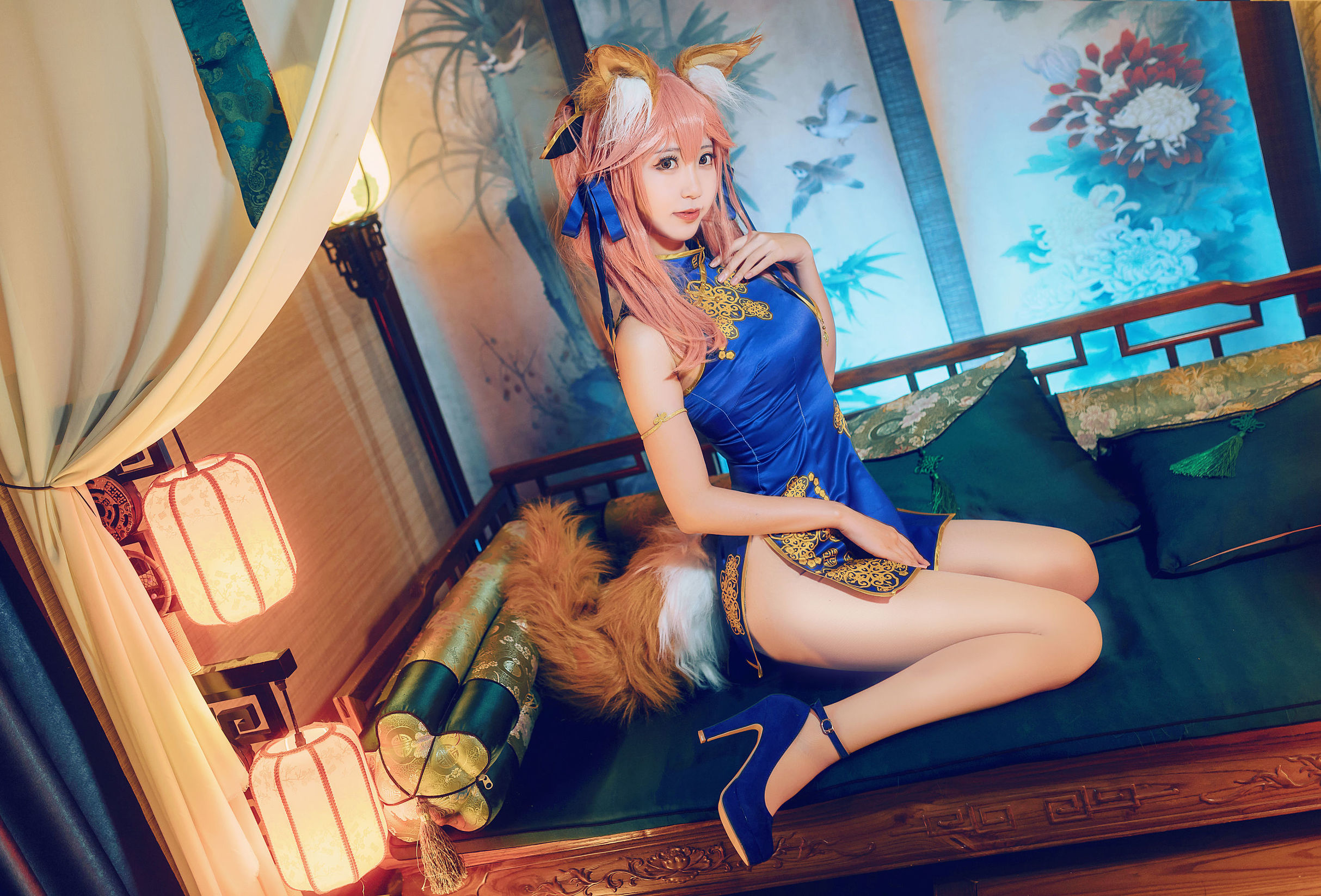 Cosplay写真] 人気のコスプレイヤー黒川 - 玉藻前真愛