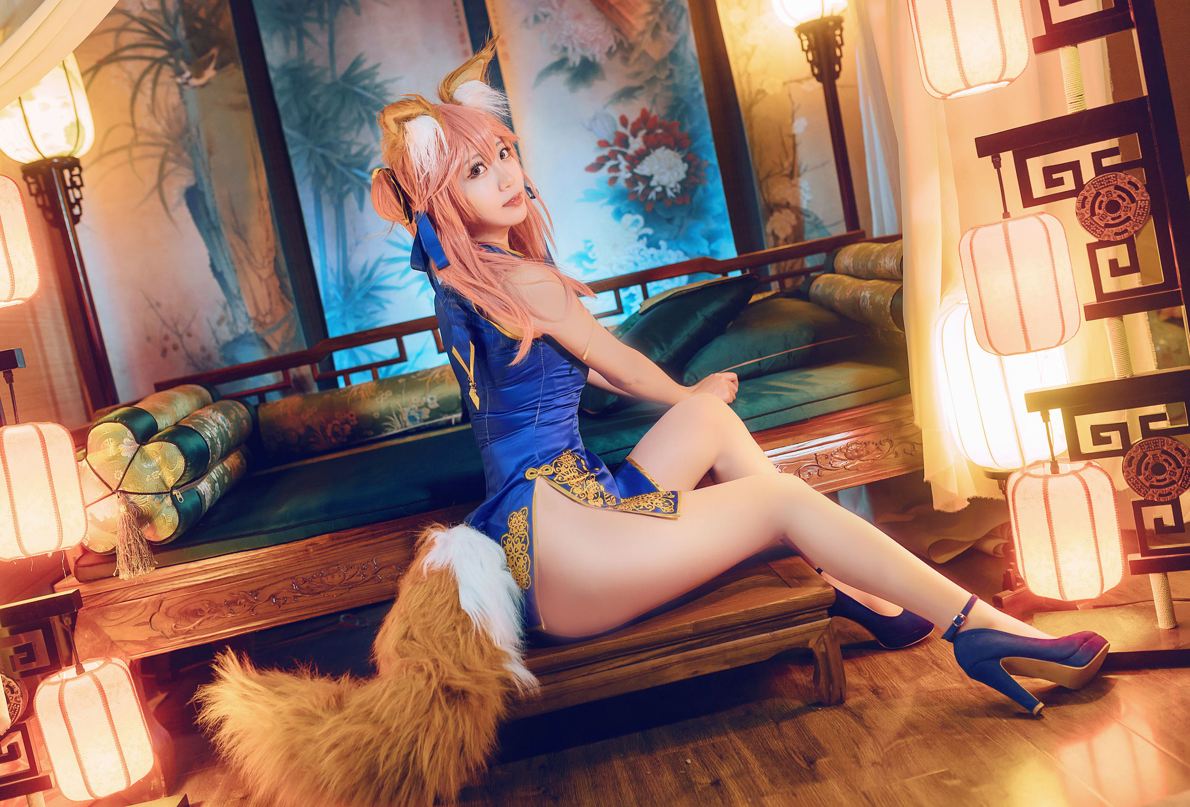 Cosplay写真] 人気のコスプレイヤー黒川 - 玉藻前真愛