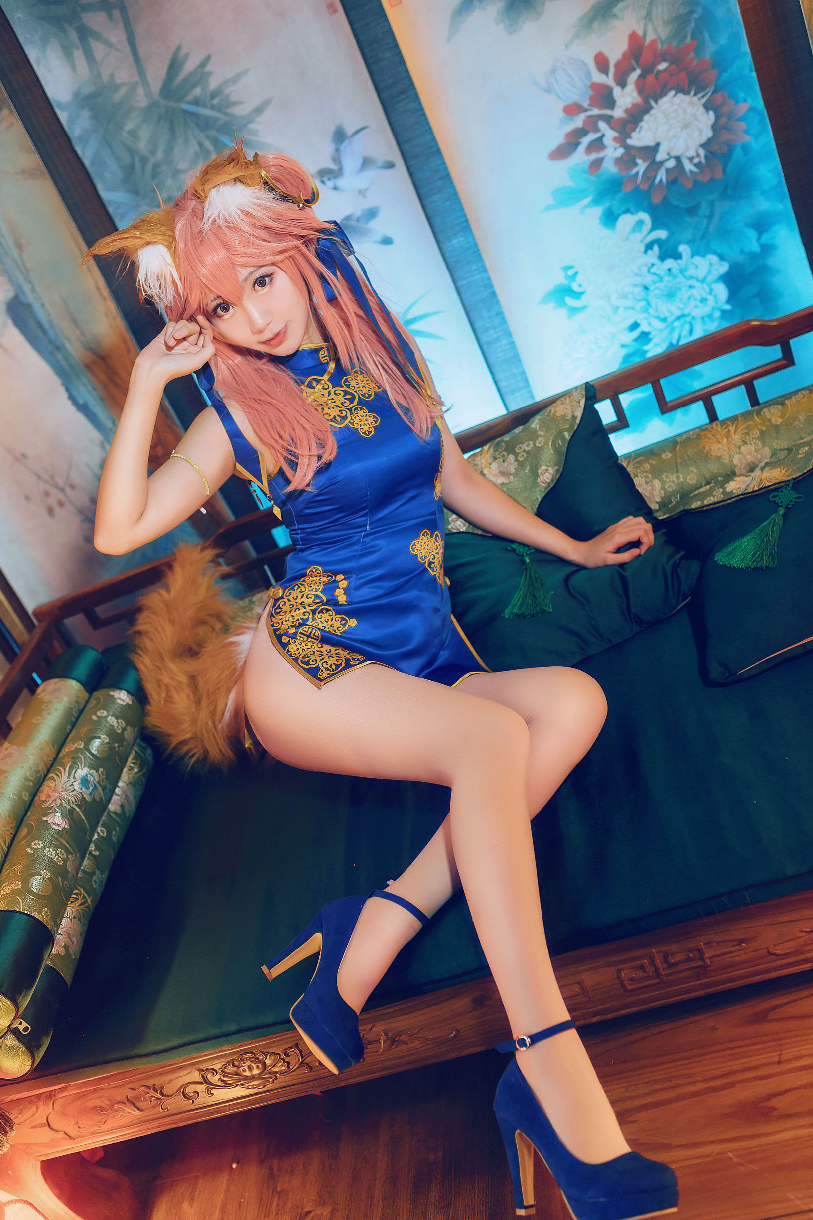 Cosplay写真] 人気のコスプレイヤー黒川 - 玉藻前真愛