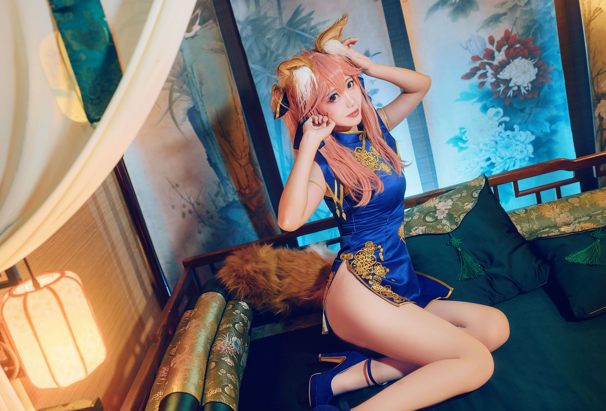 Cosplay写真] 人気のコスプレイヤー黒川 - 玉藻前真愛