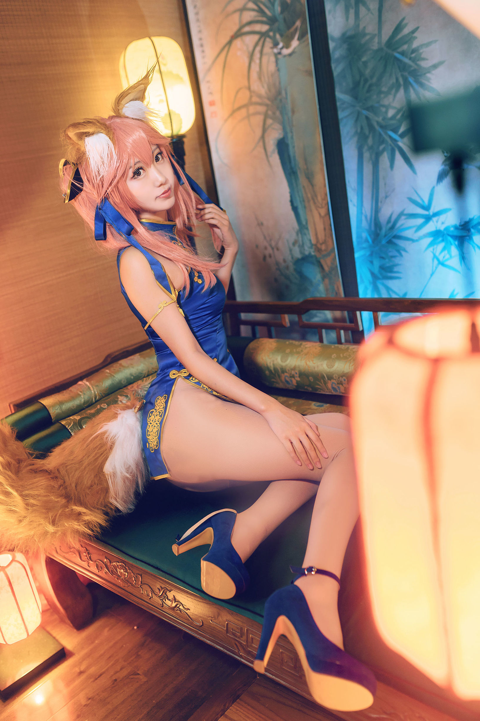 Cosplay写真] 人気のコスプレイヤー黒川 - 玉藻前真愛