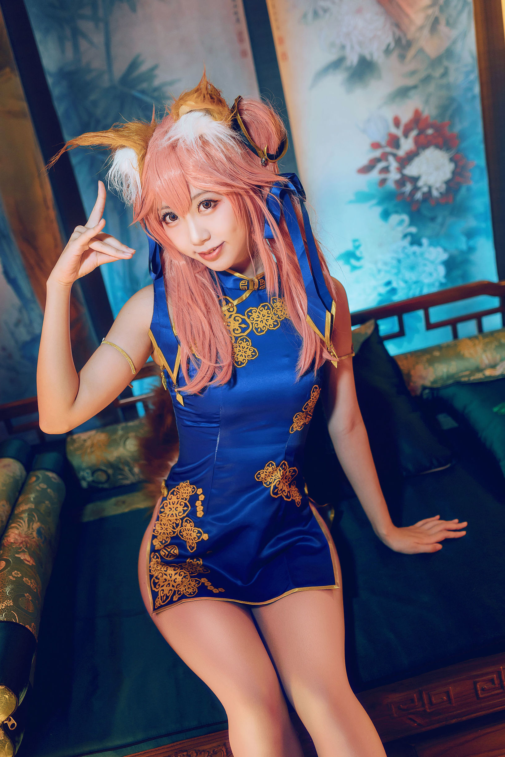 Cosplay写真] 人気のコスプレイヤー黒川 - 玉藻前真愛