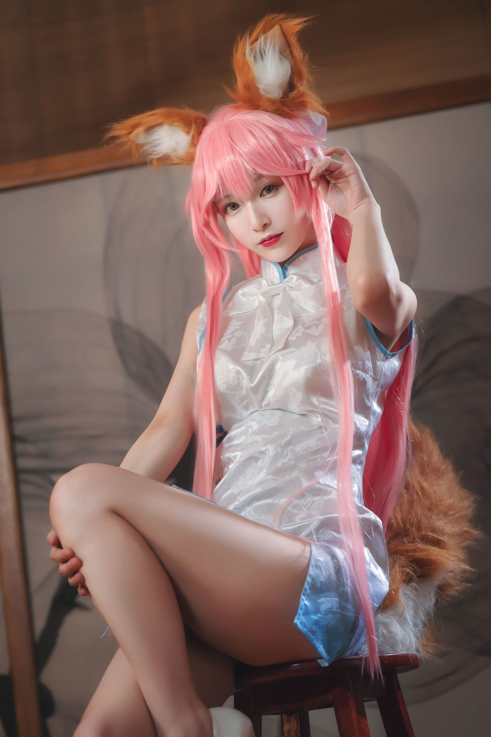 Cosplay照片] 動漫博主鐵板燒鬼舞w - 玉藻前 旗袍