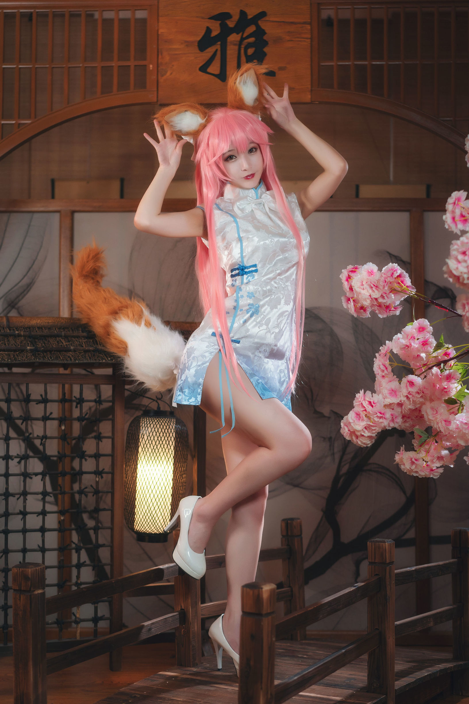 Cosplay Photos] Anime Blogger Tieban Shao Guiwu w - Tamamo-no-Mae Qipao