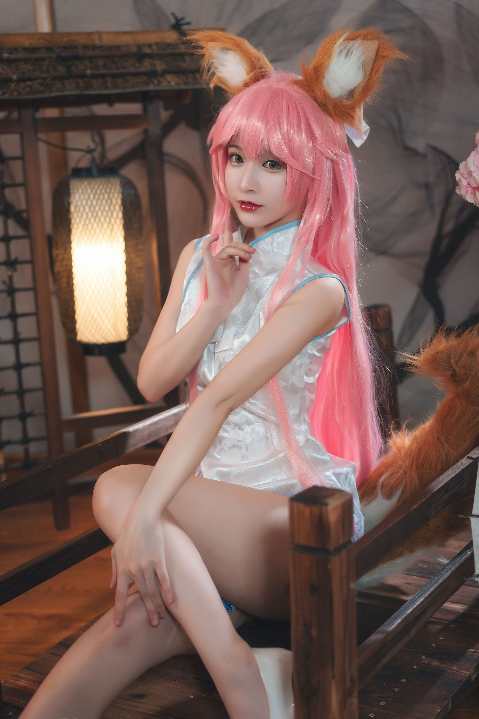 Cosplay Photos] Anime Blogger Tieban Shao Guiwu w - Tamamo-no-Mae Qipao