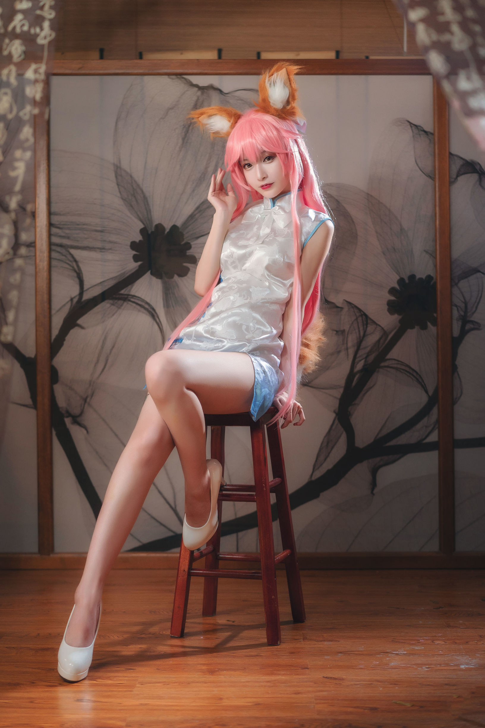 Cosplay照片] 動漫博主鐵板燒鬼舞w - 玉藻前 旗袍