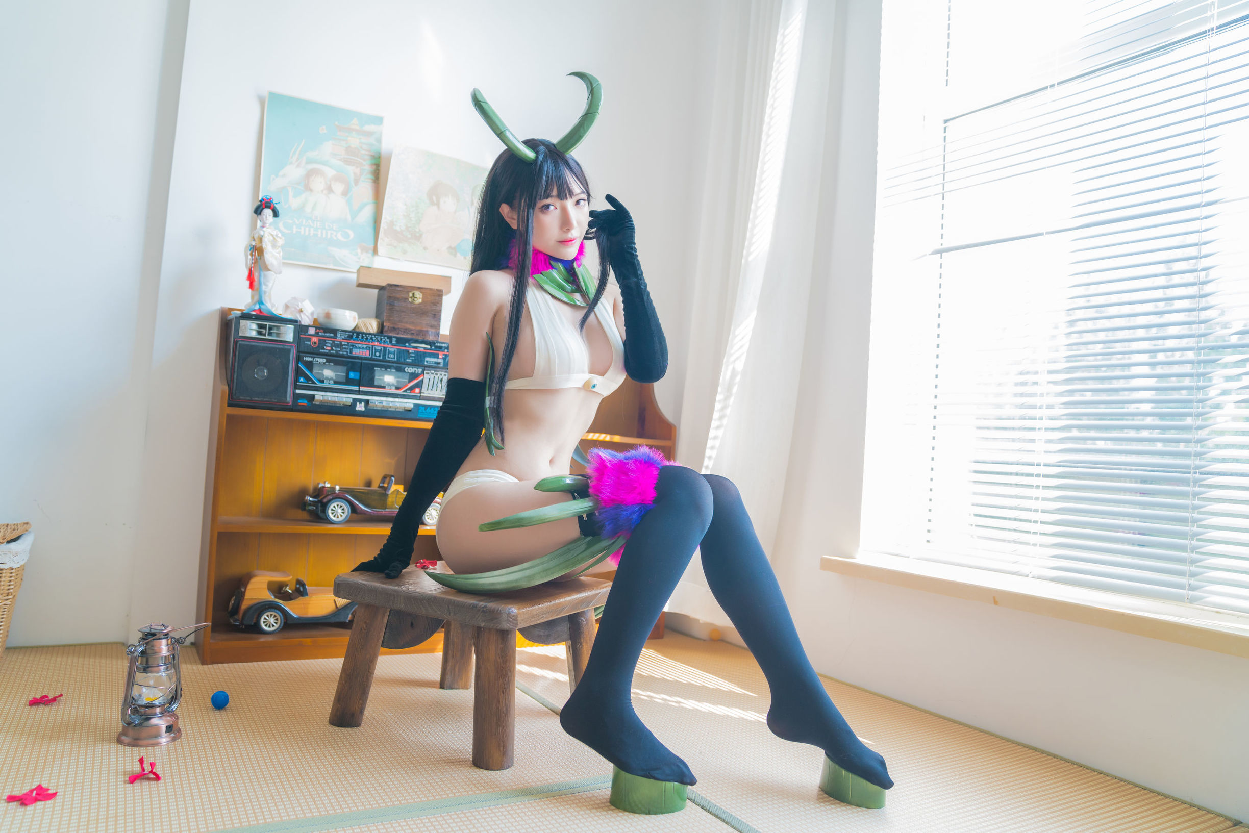 [Cosplay写真] 动漫博主雯妹 - 恶魔姐姐