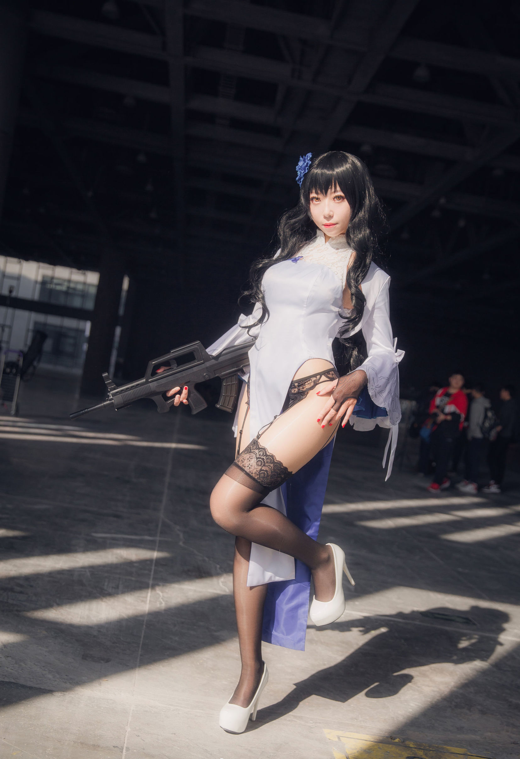 Cosplay寫真] 動漫博主Money冷冷 - 95式玉玲瓏-黑呆女僕