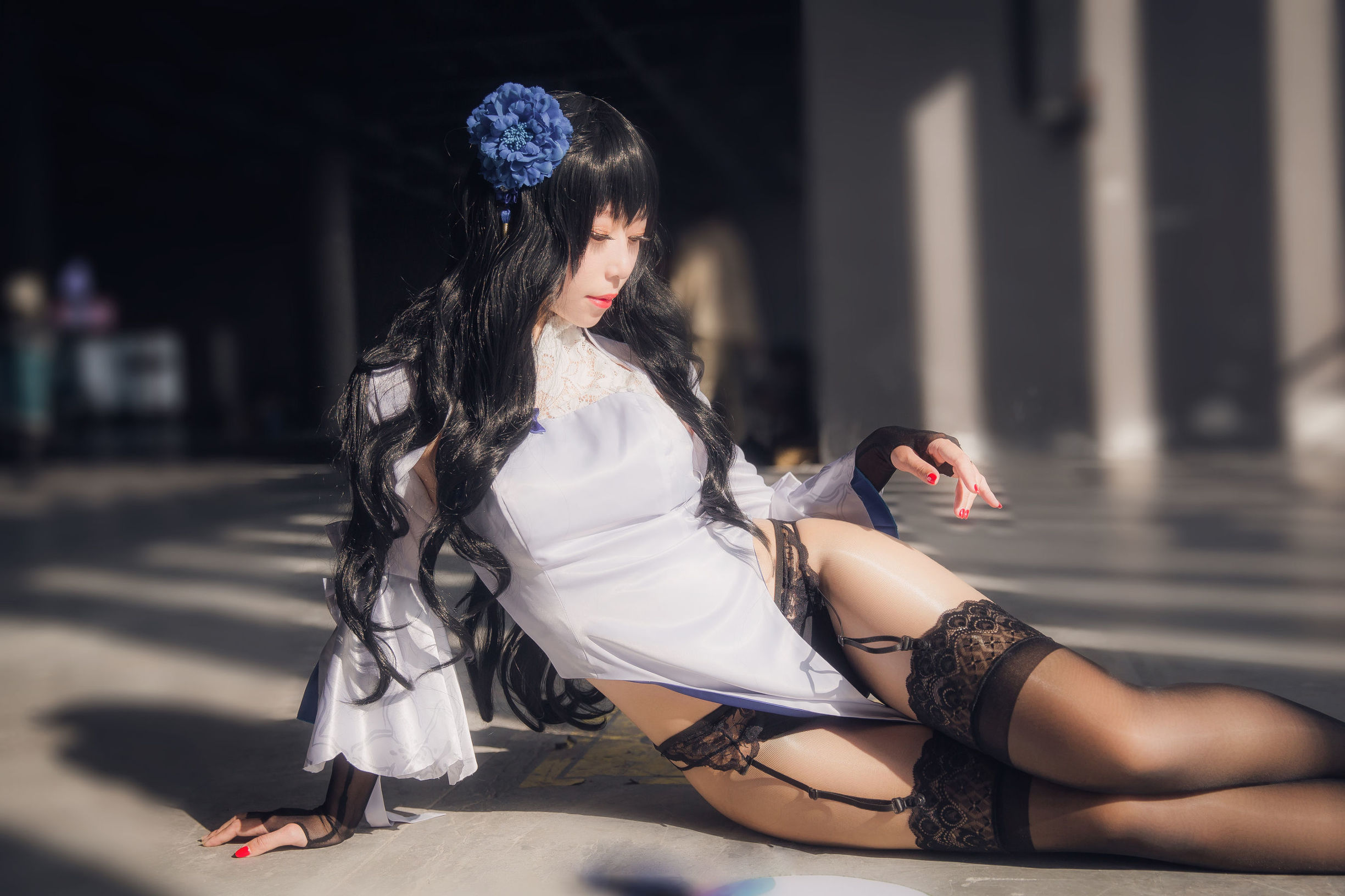 Cosplay寫真] 動漫博主Money冷冷 - 95式玉玲瓏-黑呆女僕