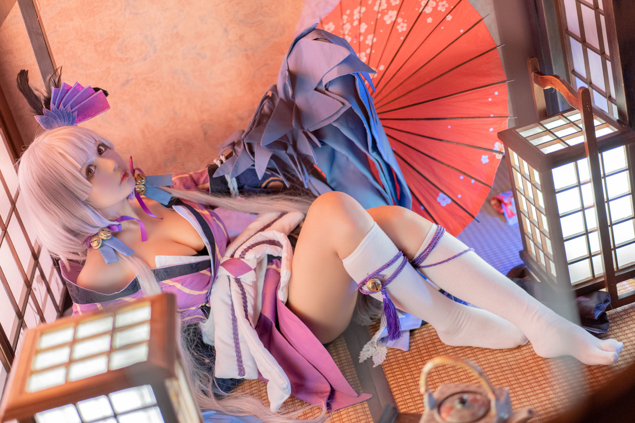 Cosplay Photo] Big-Eyed Cute Girl Black Cat OvO - Itsutsu Manten