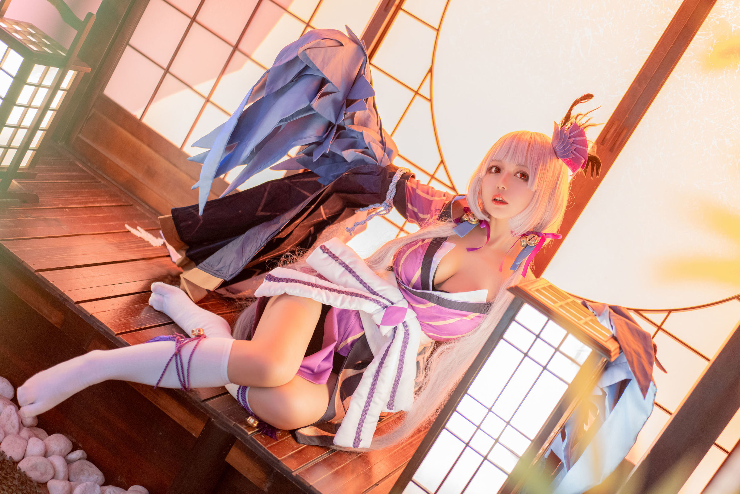 Cosplay Photo] Big-Eyed Cute Girl Black Cat OvO - Itsutsu Manten