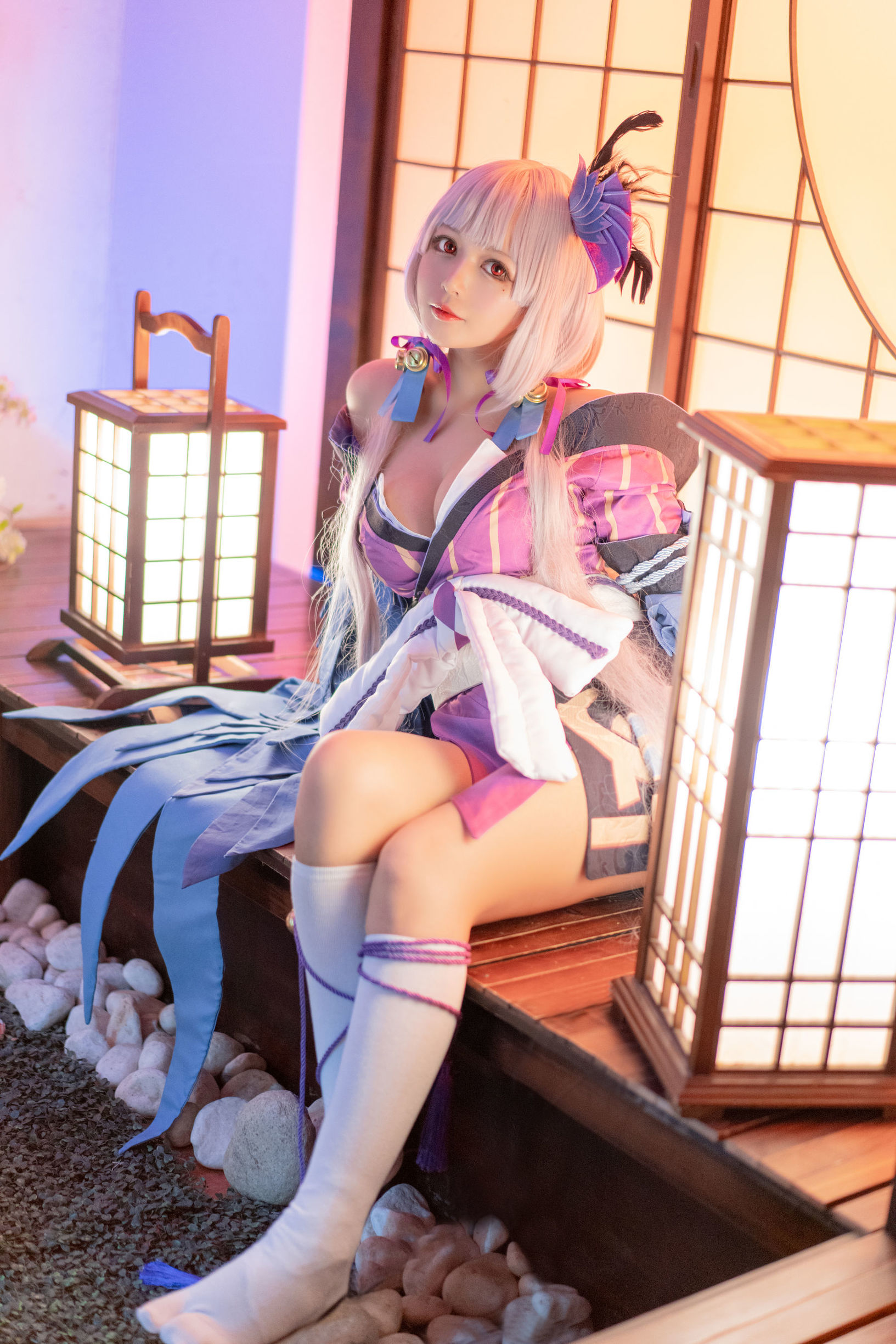Cosplay Photo] Big-Eyed Cute Girl Black Cat OvO - Itsutsu Manten