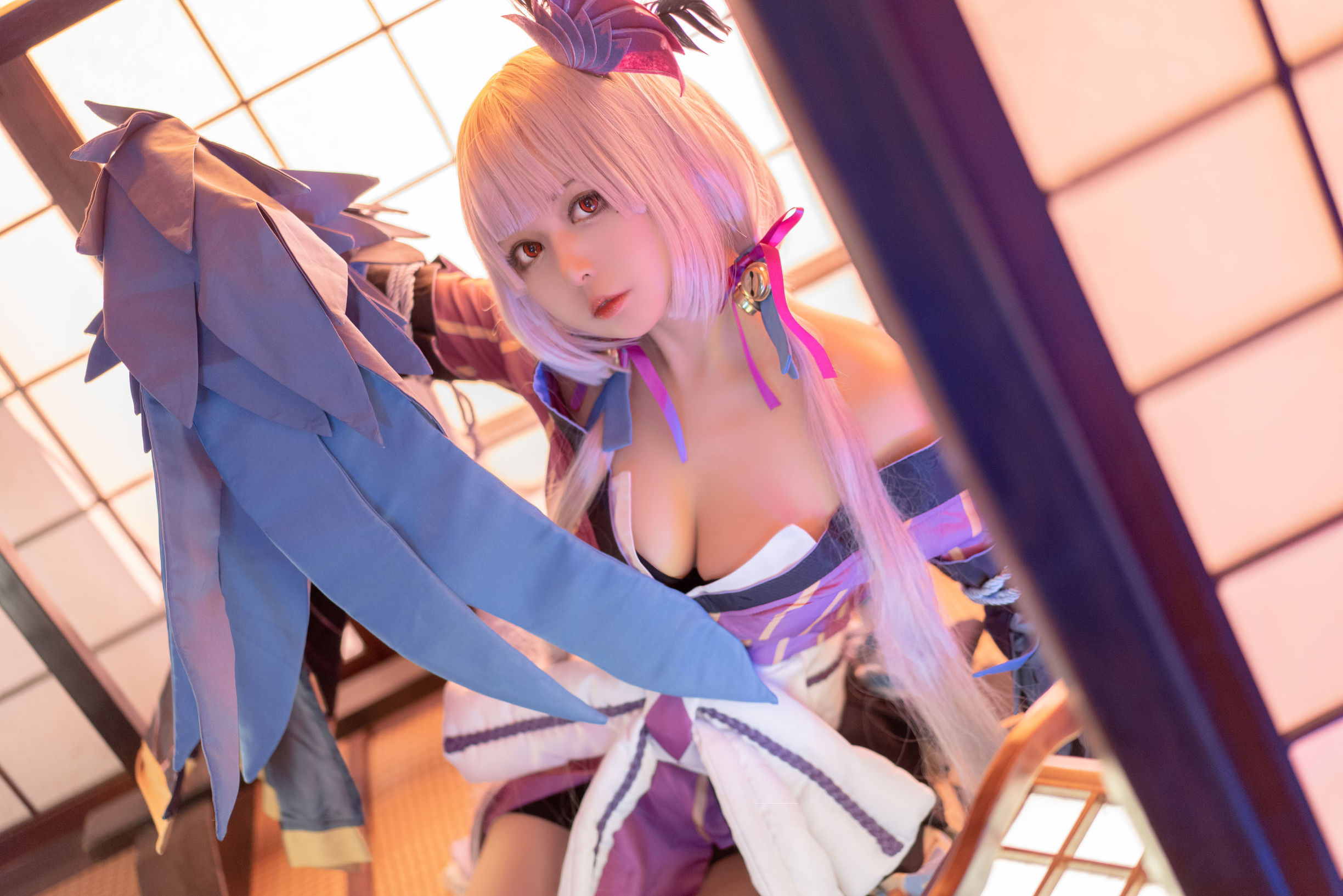 コスプレ写真] 大きな目のかわいい黒猫猫OvO - 以津真天