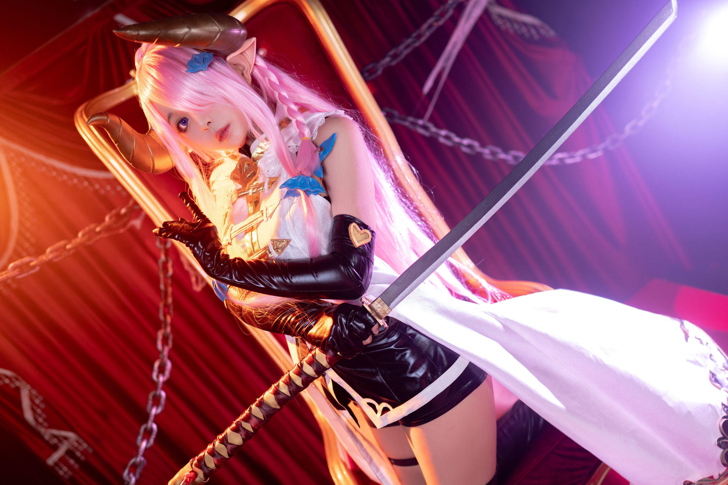 Cosplay寫真] 大眼萌妹黑貓貓OvO - 娜露梅亞
