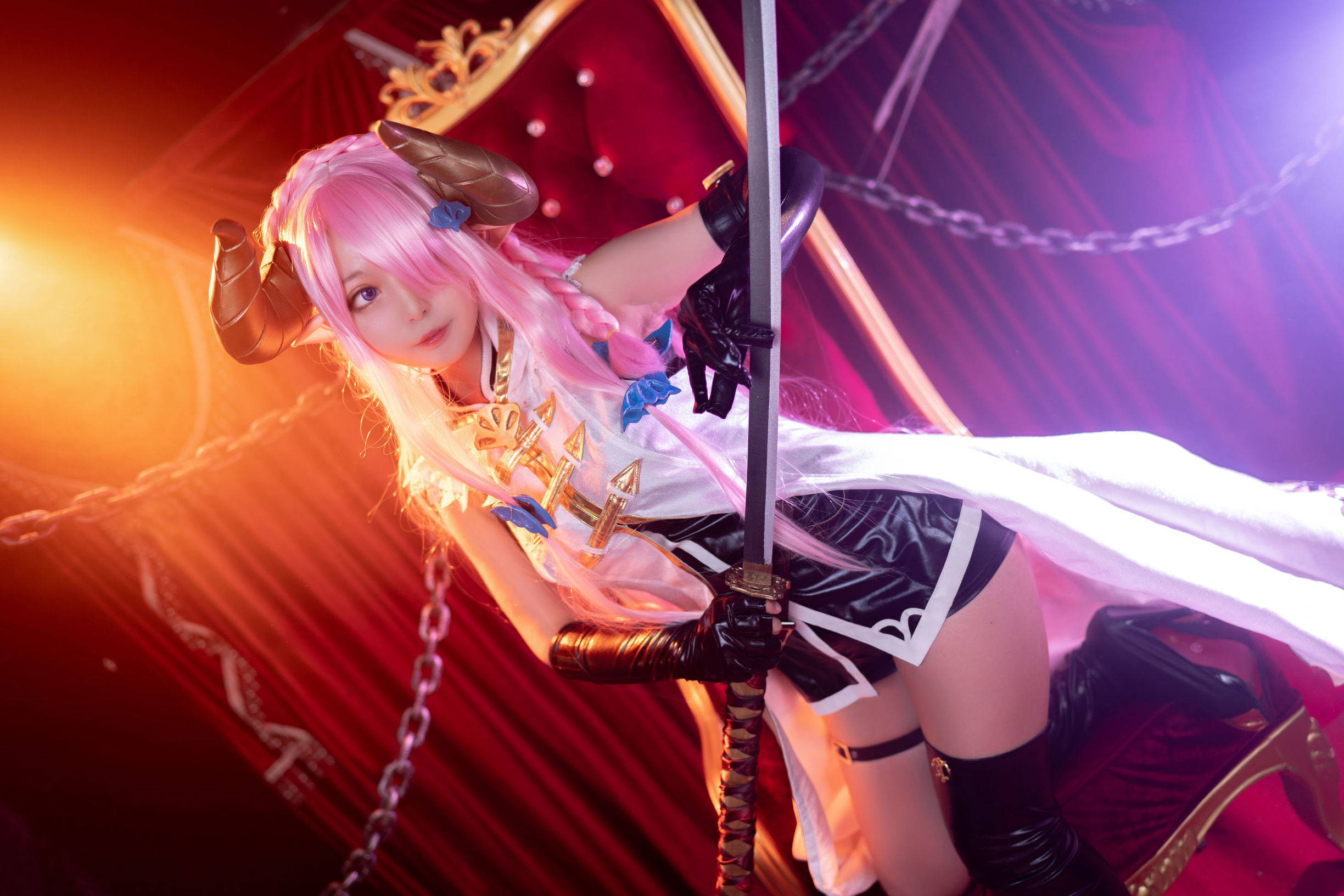 Cosplay寫真] 大眼萌妹黑貓貓OvO - 娜露梅亞
