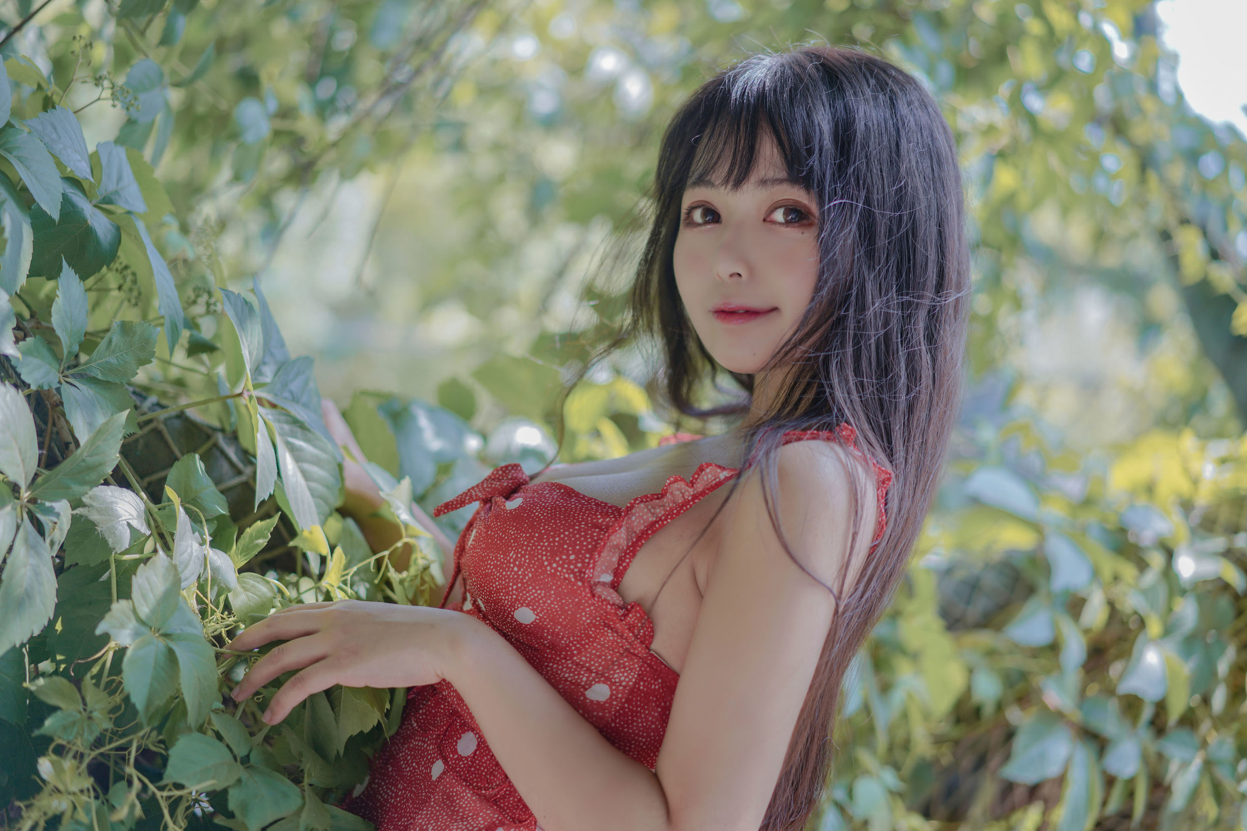 Cosplay Photo] Big-Eyed Cute Girl Black Cat Cat OvO - Strawberry