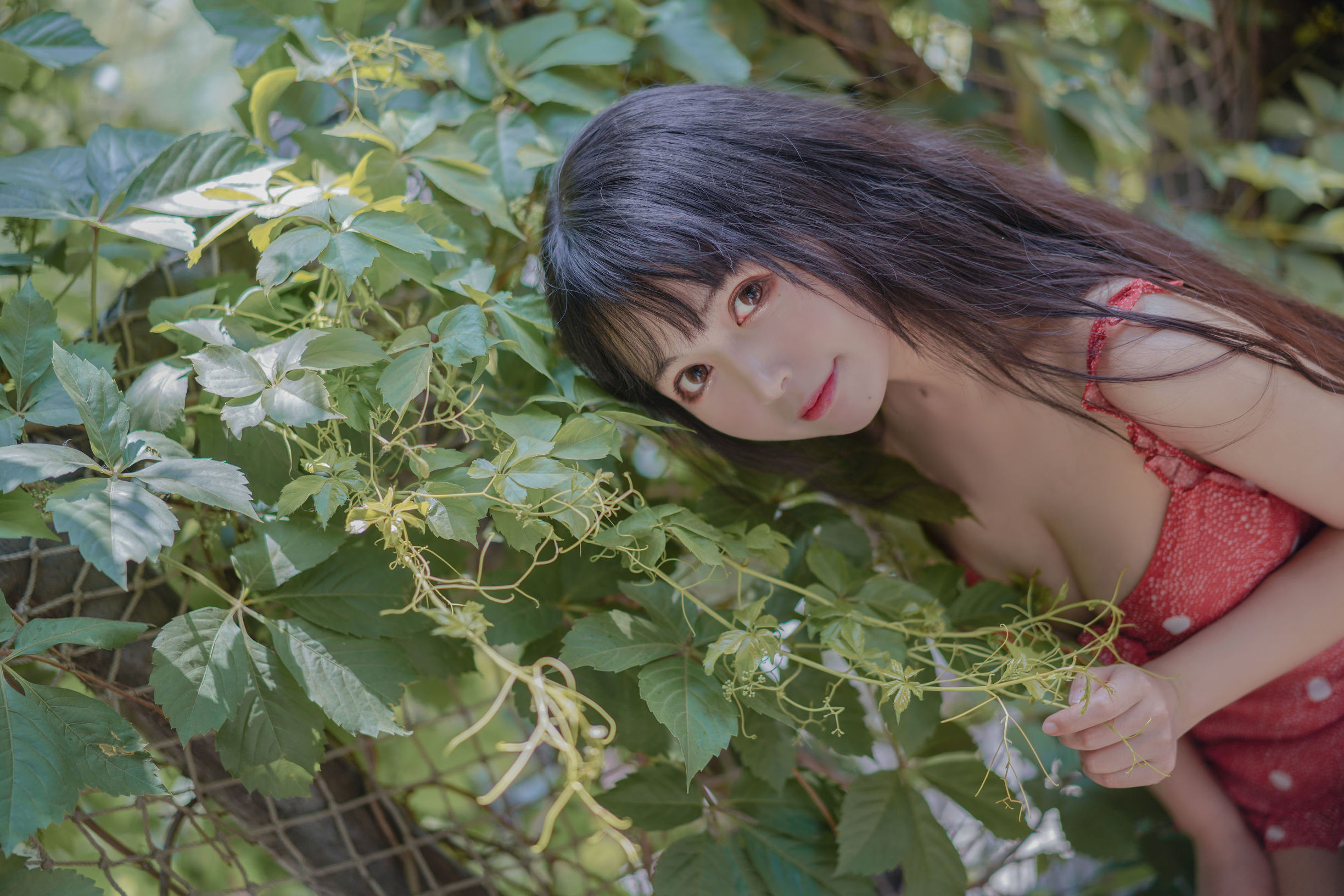 コスプレ写真] 大きな瞳の可愛い黒猫猫OvO - いちご