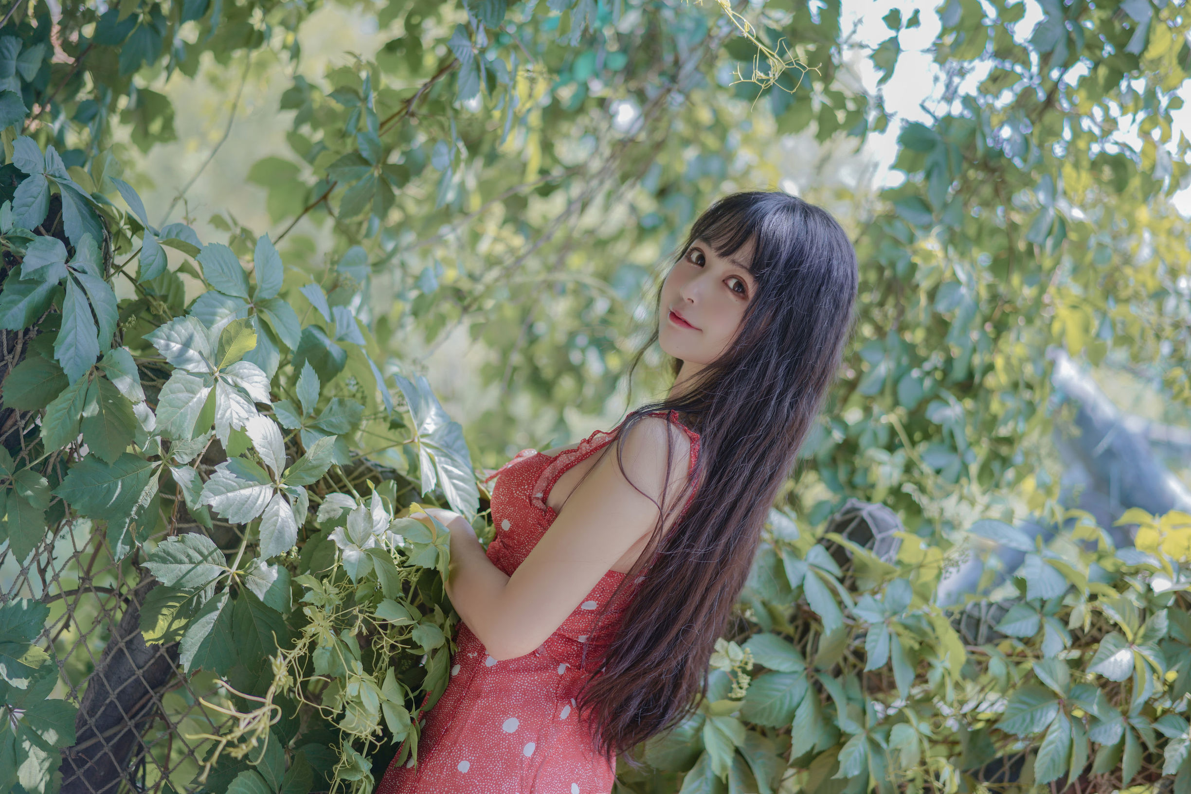 Cosplay Photo] Big-Eyed Cute Girl Black Cat Cat OvO - Strawberry
