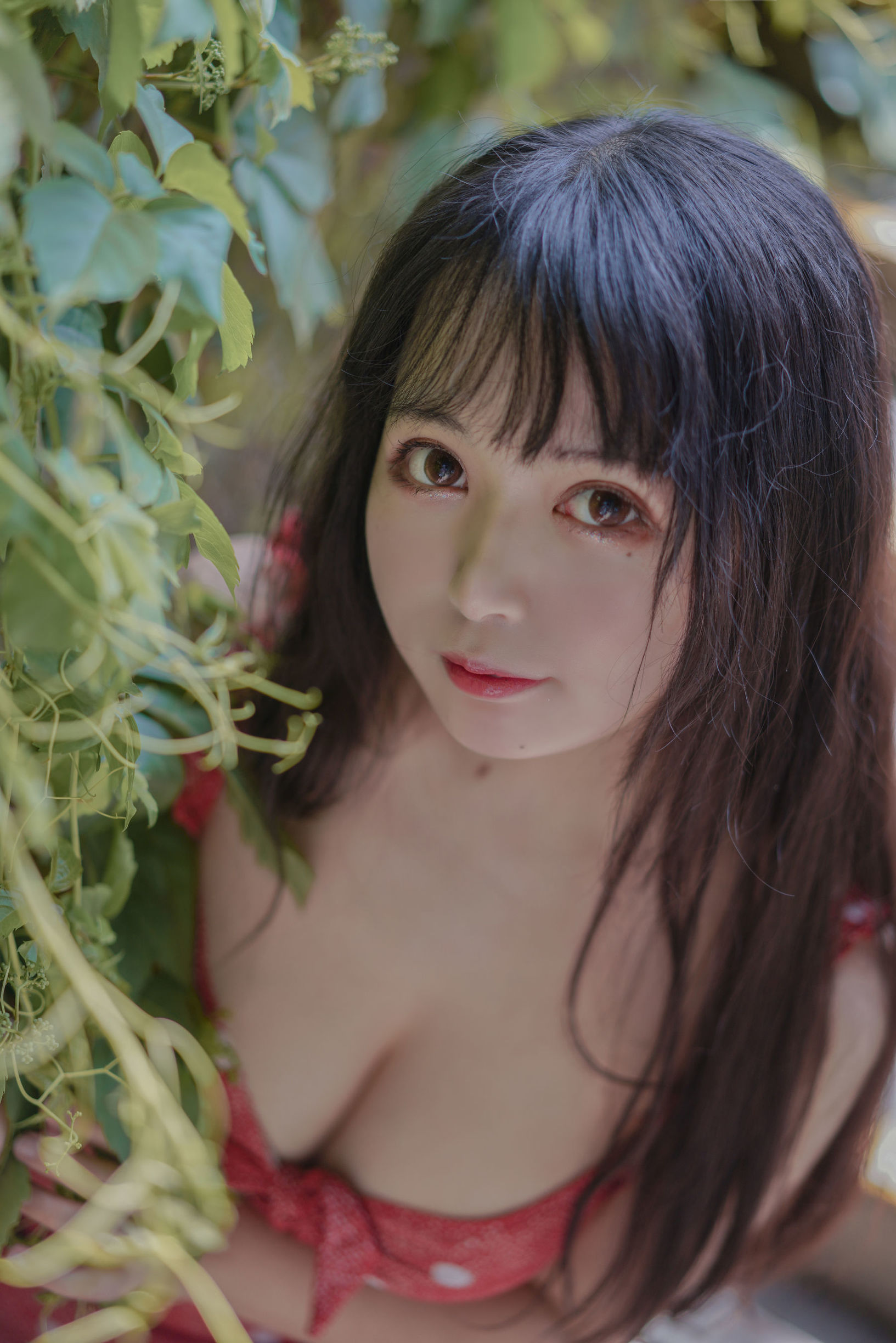 コスプレ写真] 大きな瞳の可愛い黒猫猫OvO - いちご