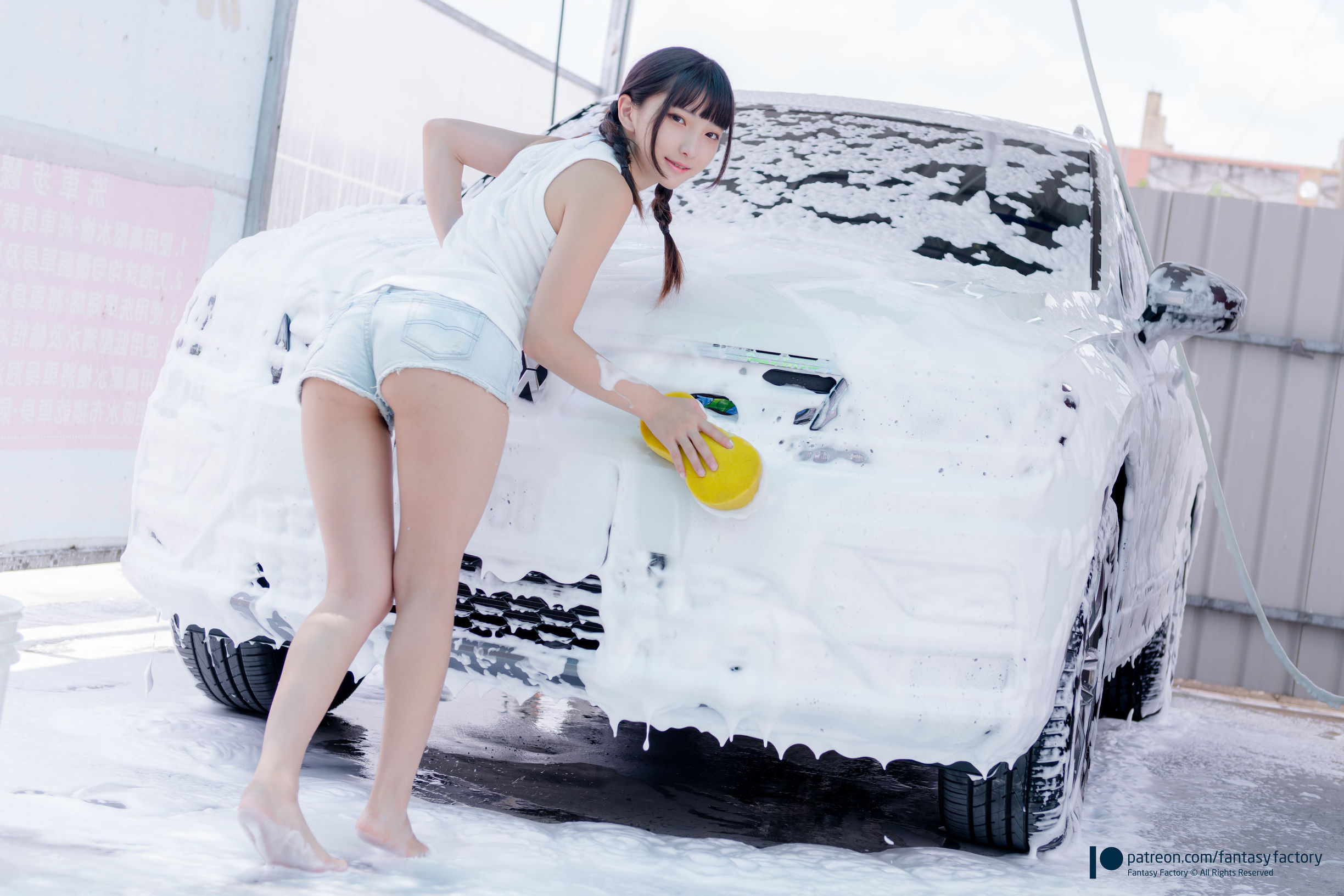 Cosplay Ảnh] Tiểu Đinh 《Fantasy Factory》 - 2019.07 JK Tình thú Kỳ bào