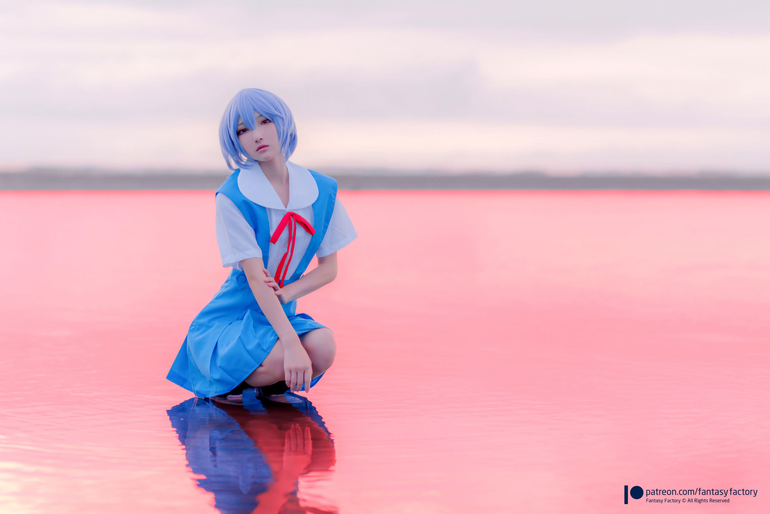Cosplay Ảnh] Tiểu Đinh 《Fantasy Factory》 - 2019.07 JK Tình thú Kỳ bào