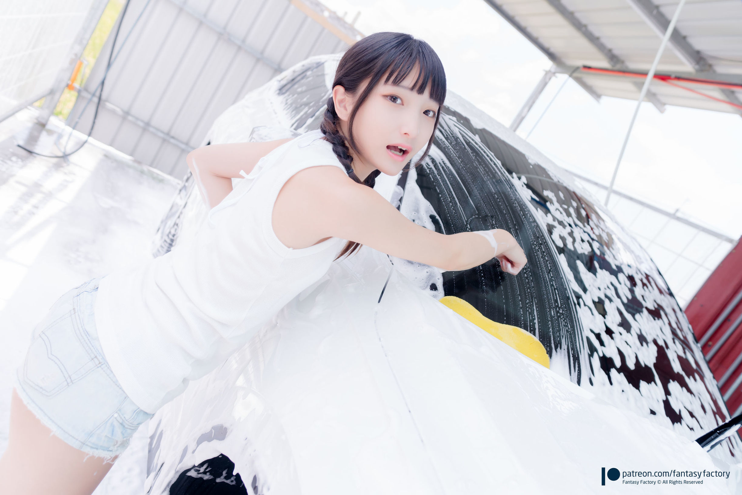 Cosplay Ảnh] Tiểu Đinh 《Fantasy Factory》 - 2019.07 JK Tình thú Kỳ bào