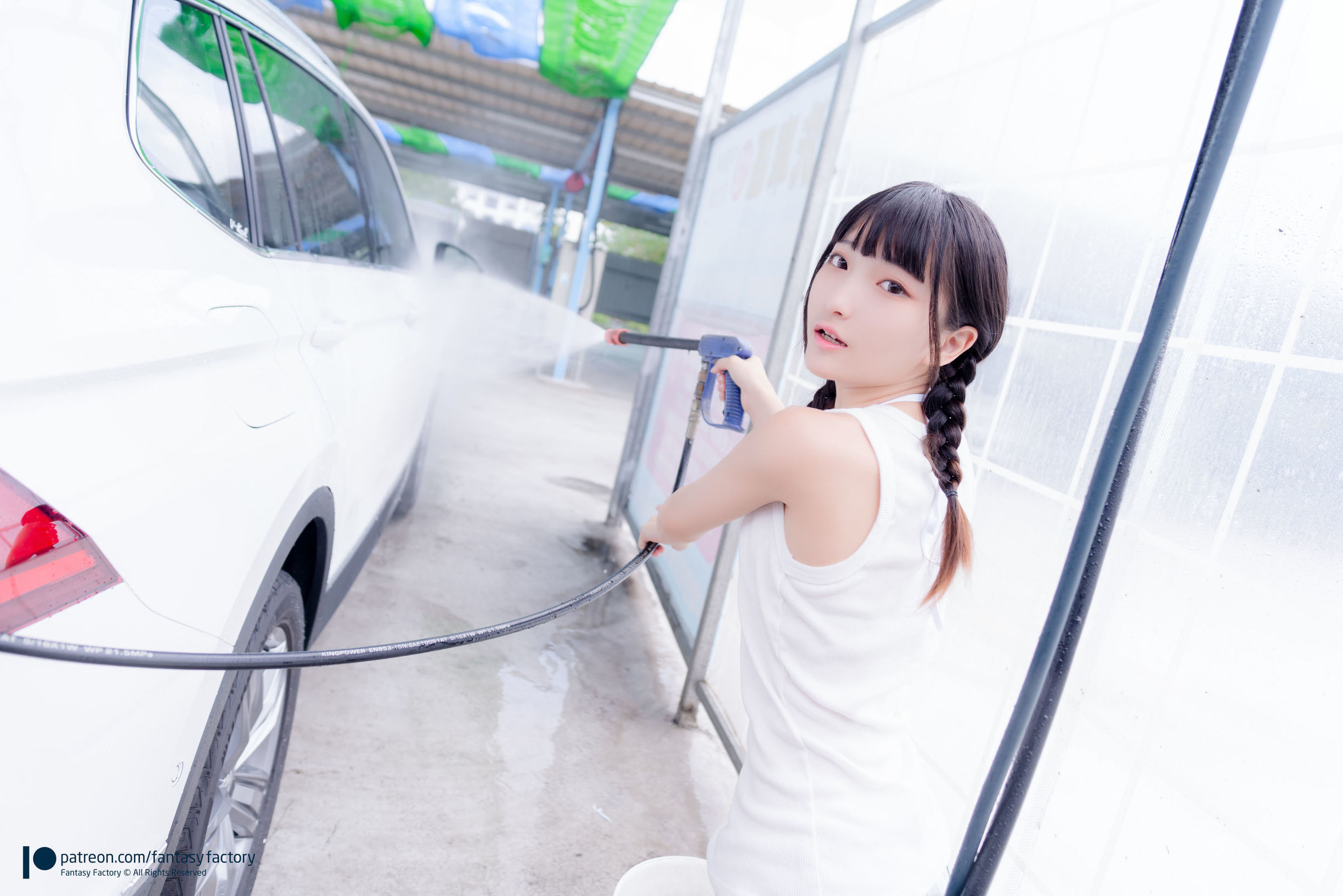 Cosplay Ảnh] Tiểu Đinh 《Fantasy Factory》 - 2019.07 JK Tình thú Kỳ bào
