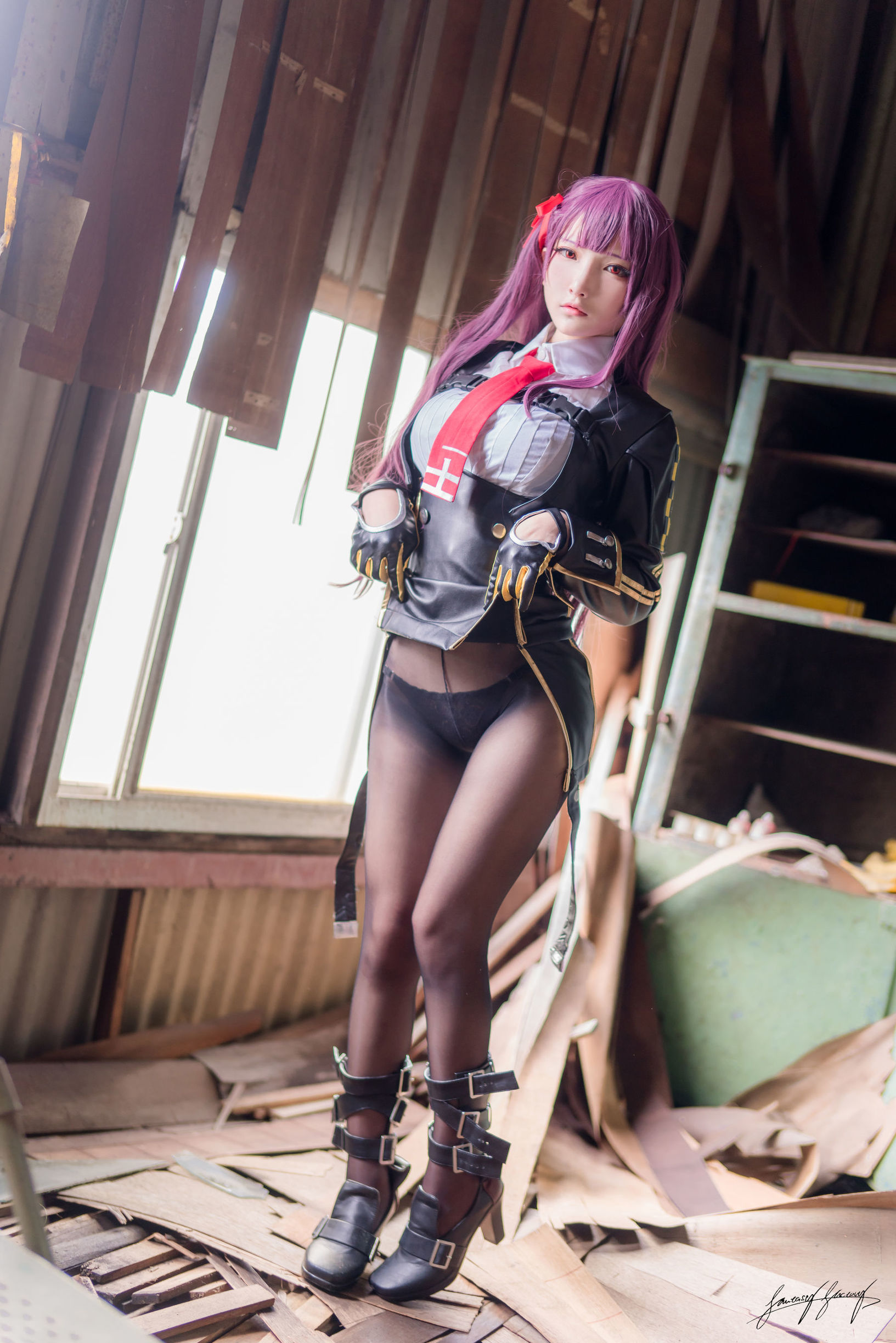 コスプレ写真] 小丁 《ファンタジー ファクトリー》 - 2019年7月 JK セクシー チャイナドレス