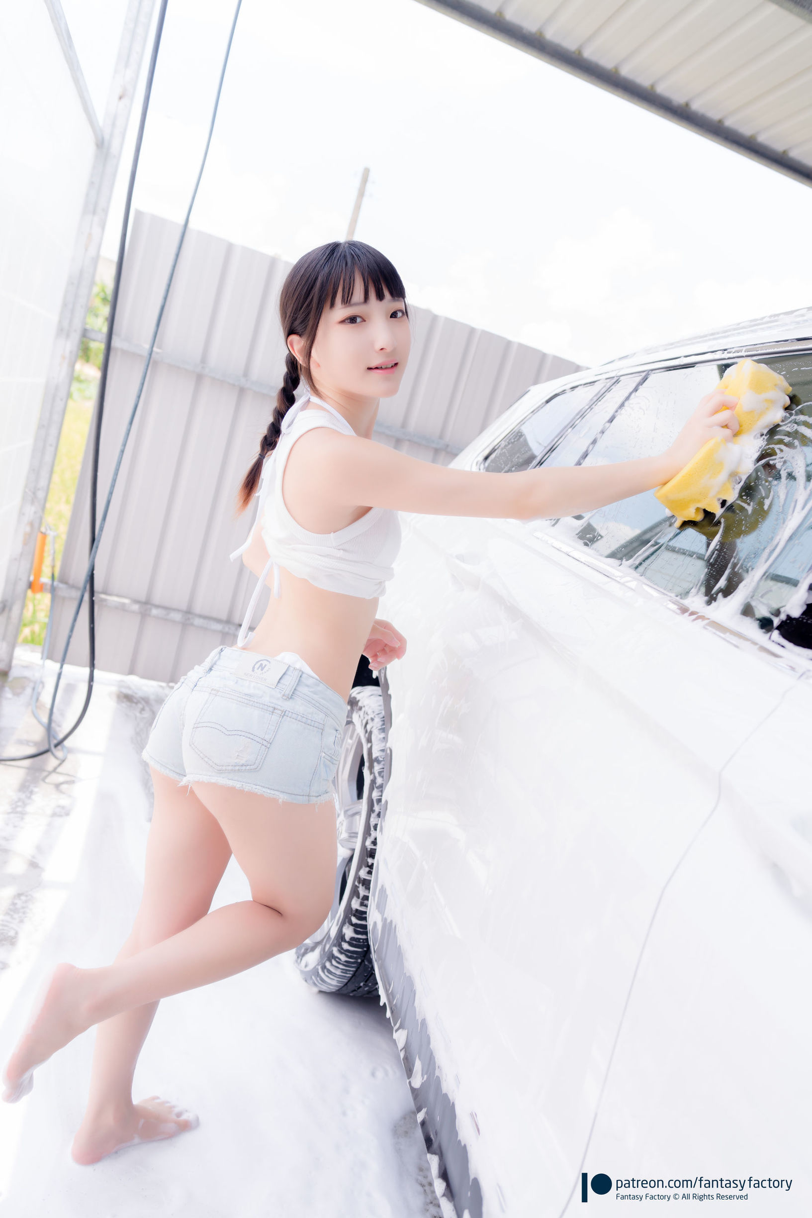 コスプレ写真] 小丁 《ファンタジー ファクトリー》 - 2019年7月 JK セクシー チャイナドレス