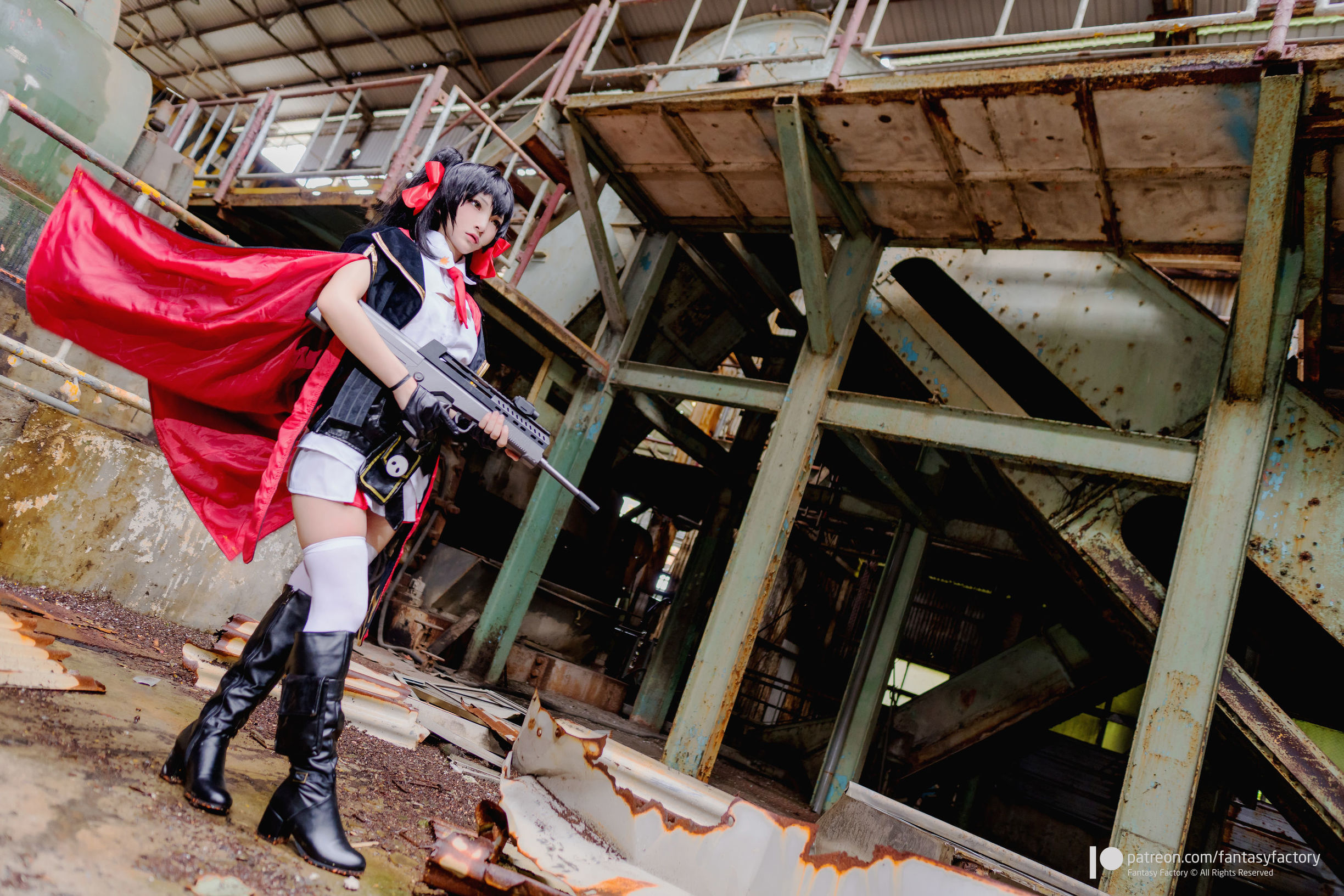Cosplay写真] ショウディン 『Fantasy Factory』 - 2019年8月 水底 黒ストッキング 隣家の少女