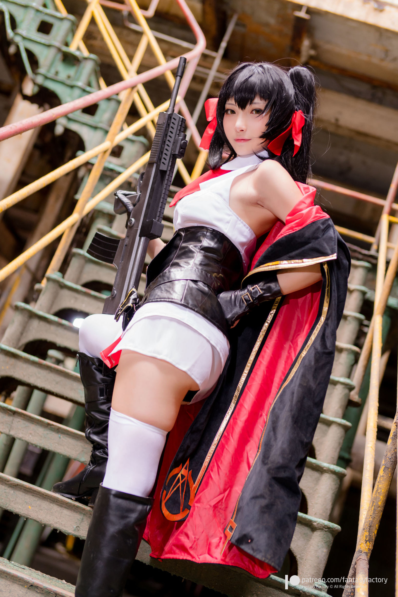 Cosplay写真] ショウディン 『Fantasy Factory』 - 2019年8月 水底 黒ストッキング 隣家の少女