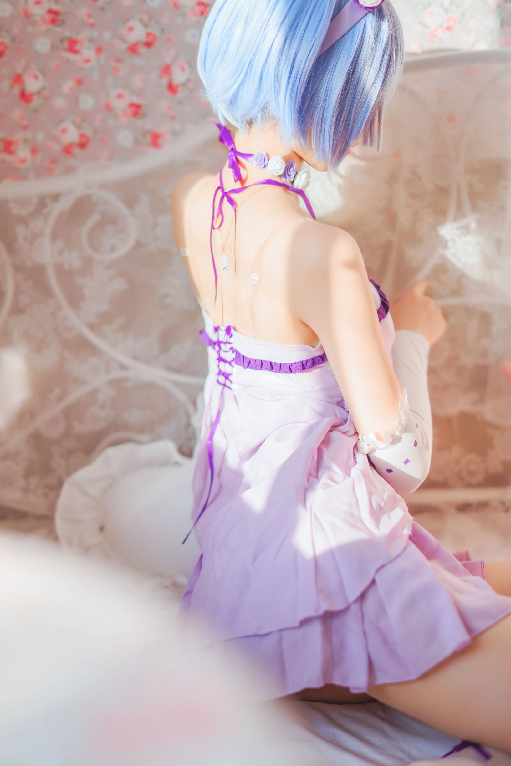 Cosplay Ảnh] Sakuto Nya - Rem Váy Ngủ