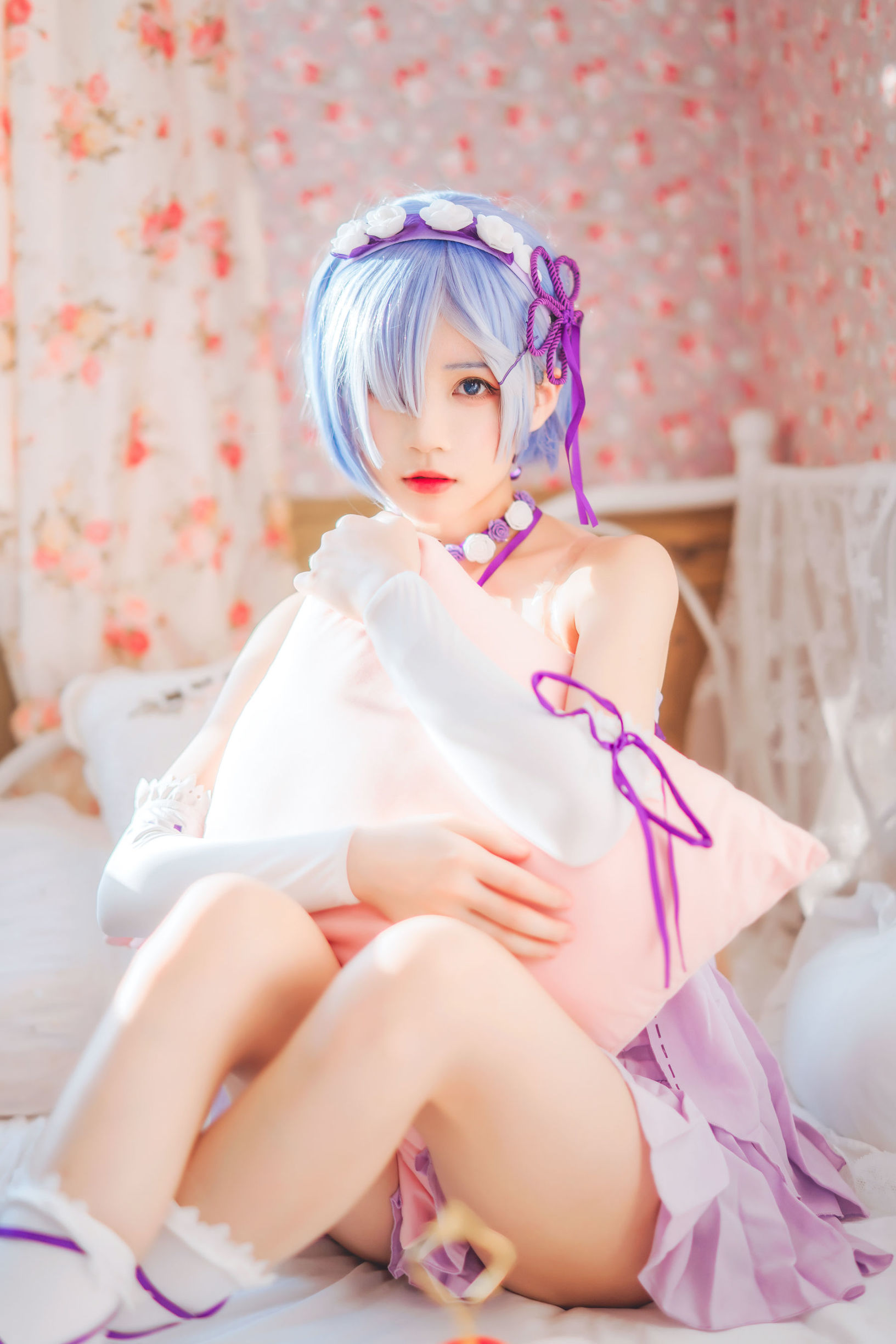 Cosplay Ảnh] Sakuto Nya - Rem Váy Ngủ