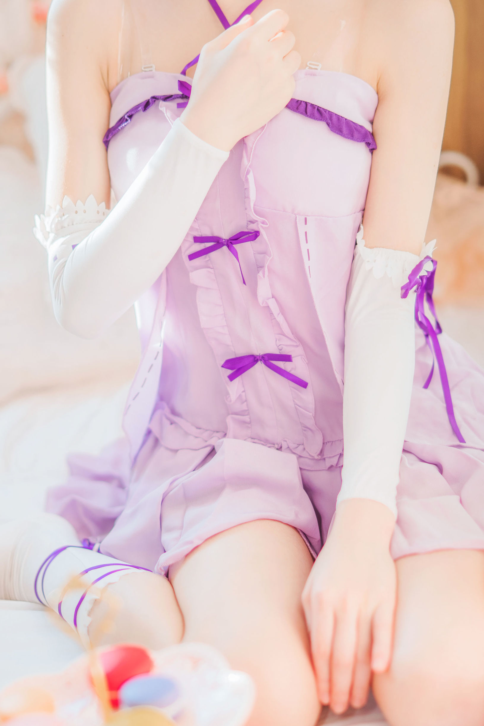 Cosplay Ảnh] Sakuto Nya - Rem Váy Ngủ