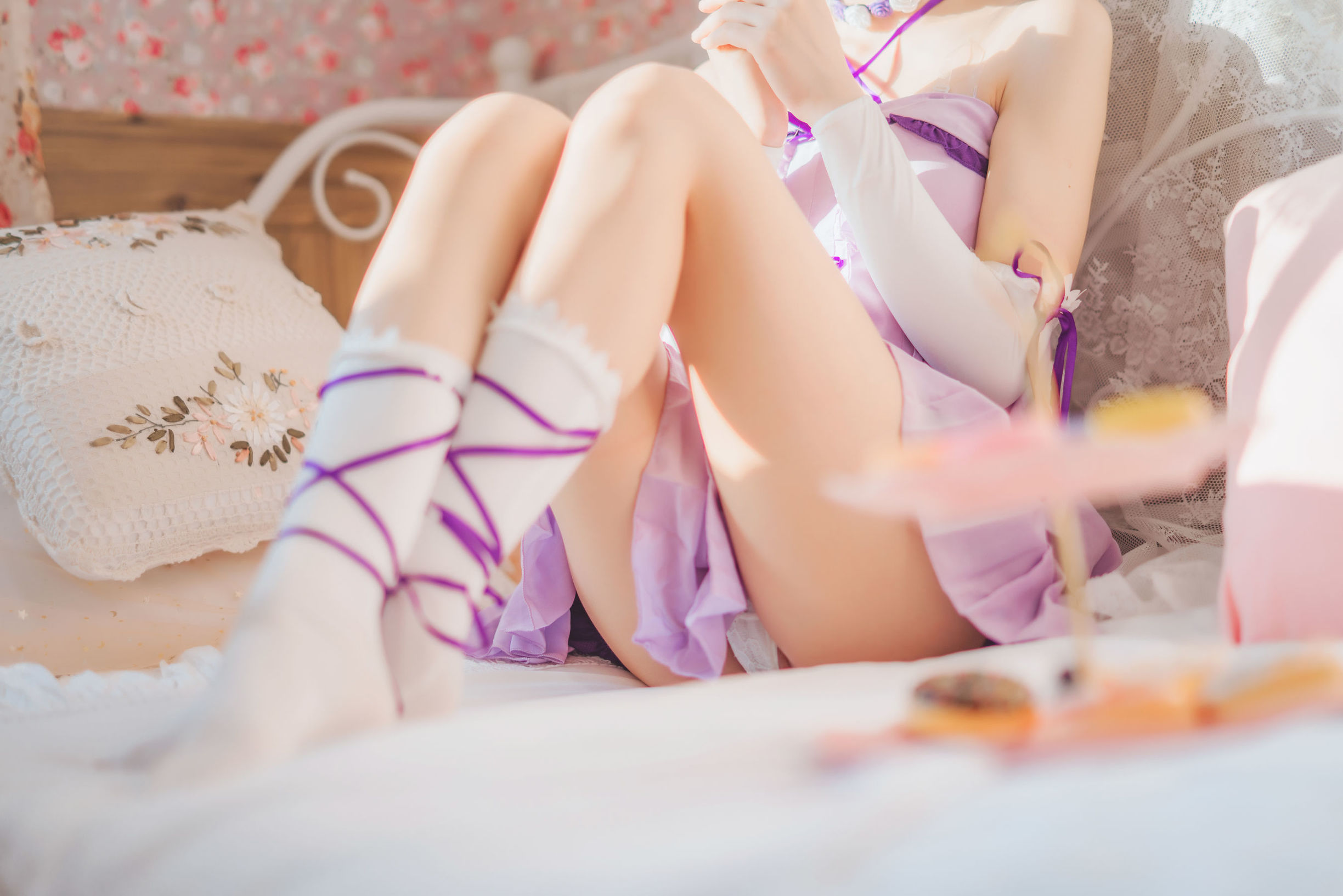 Cosplay Ảnh] Sakuto Nya - Rem Váy Ngủ