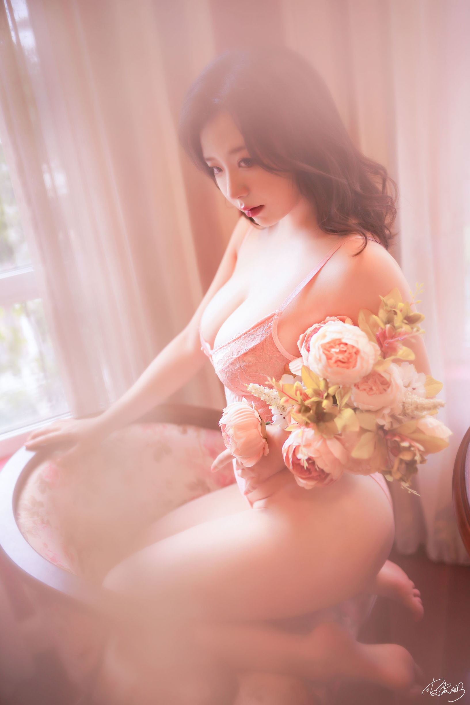 Cosplay寫真] 皮皮奶可可愛了啦 - 復古連體