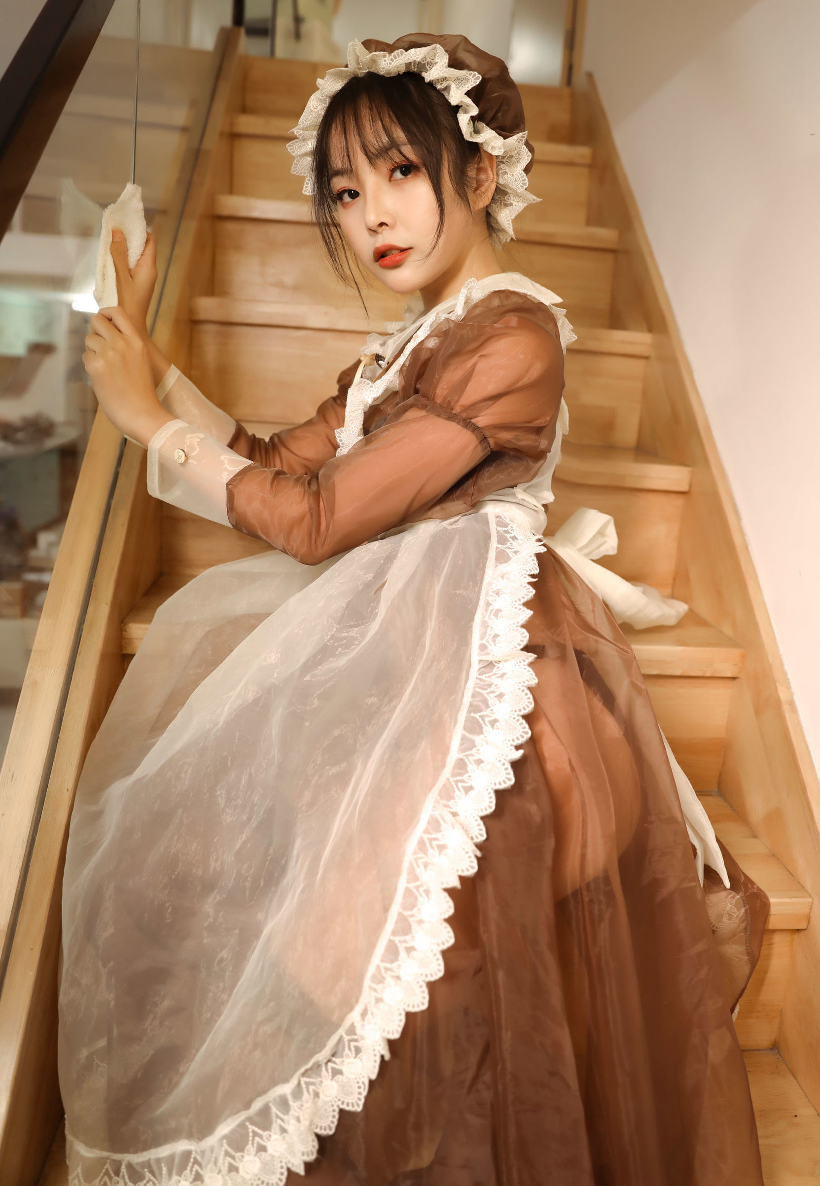 Cosplay寫真] 蘇嫣嫣阿姨 - 可愛女僕裝