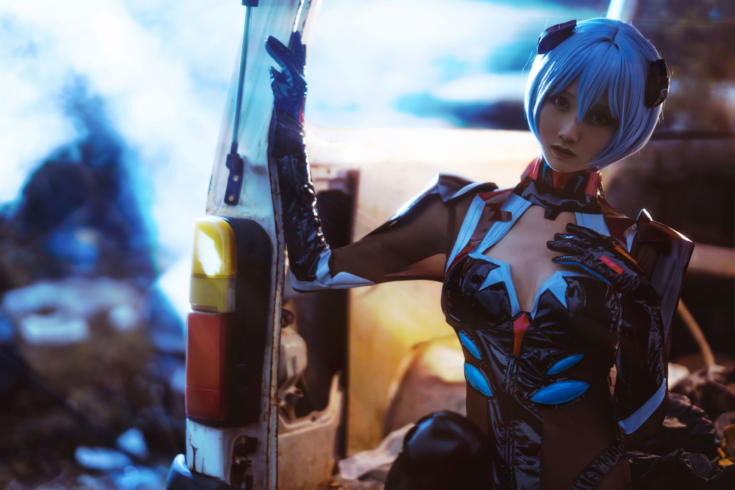 Cosplay寫真] 萌系小姐姐木綿綿OwO - 綾波麗