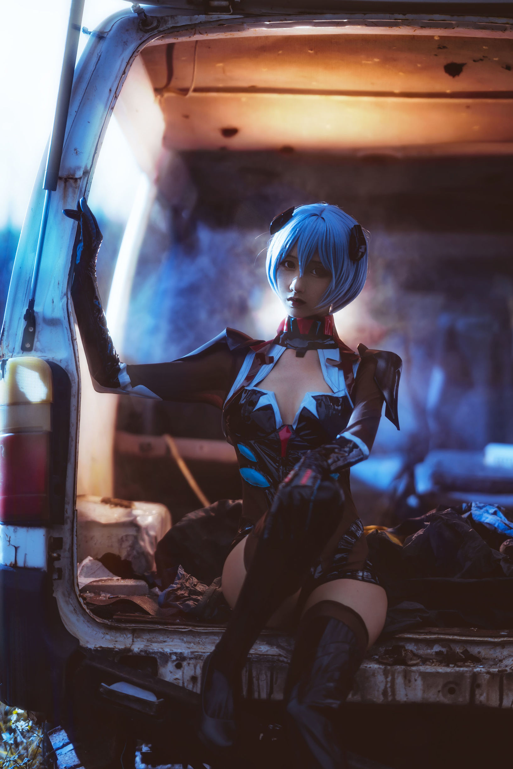 Cosplay寫真] 萌系小姐姐木綿綿OwO - 綾波麗
