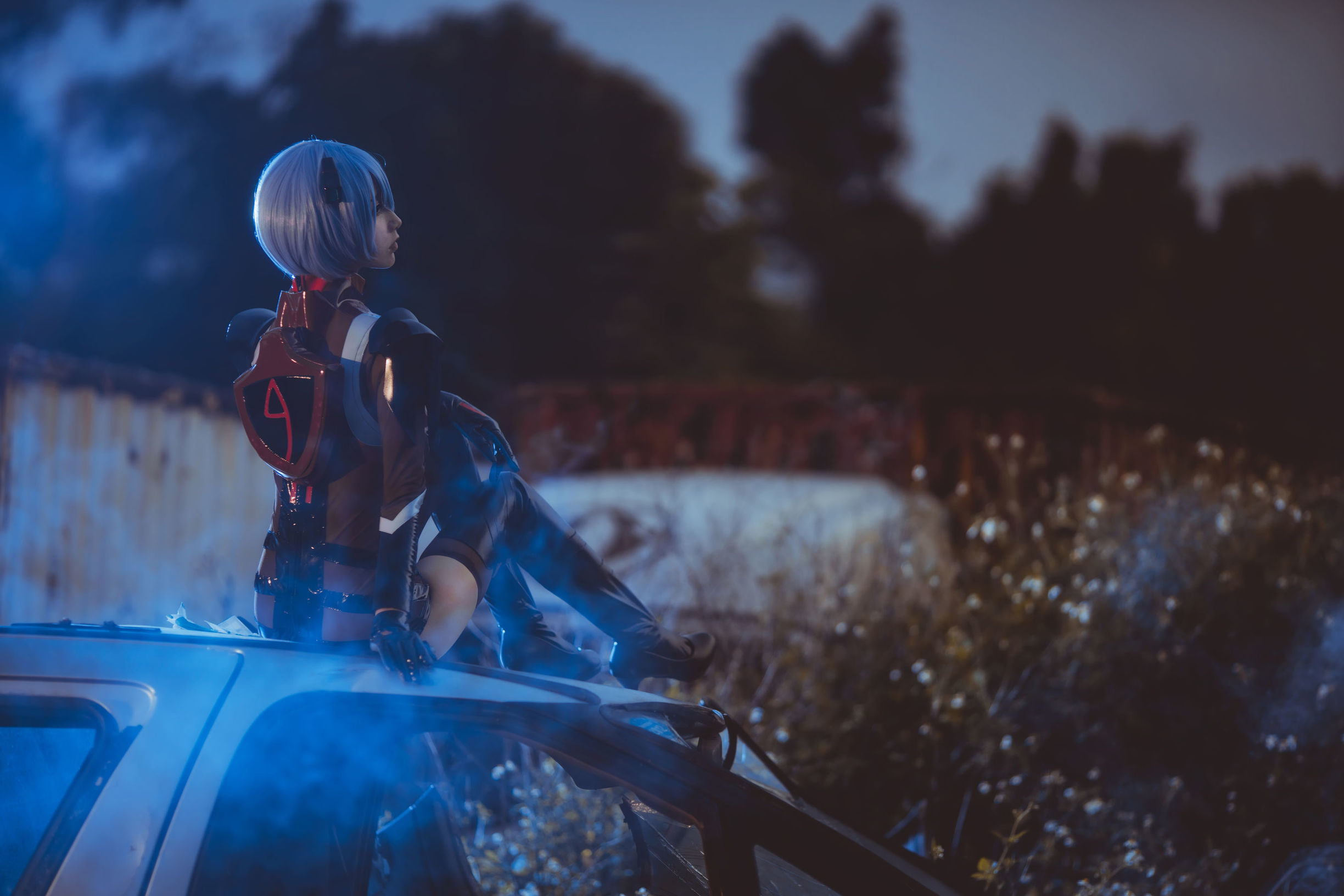 Ảnh Cosplay] Cô nàng hệ moe Mộc Miên Miên OwO - Ayanami Rei
