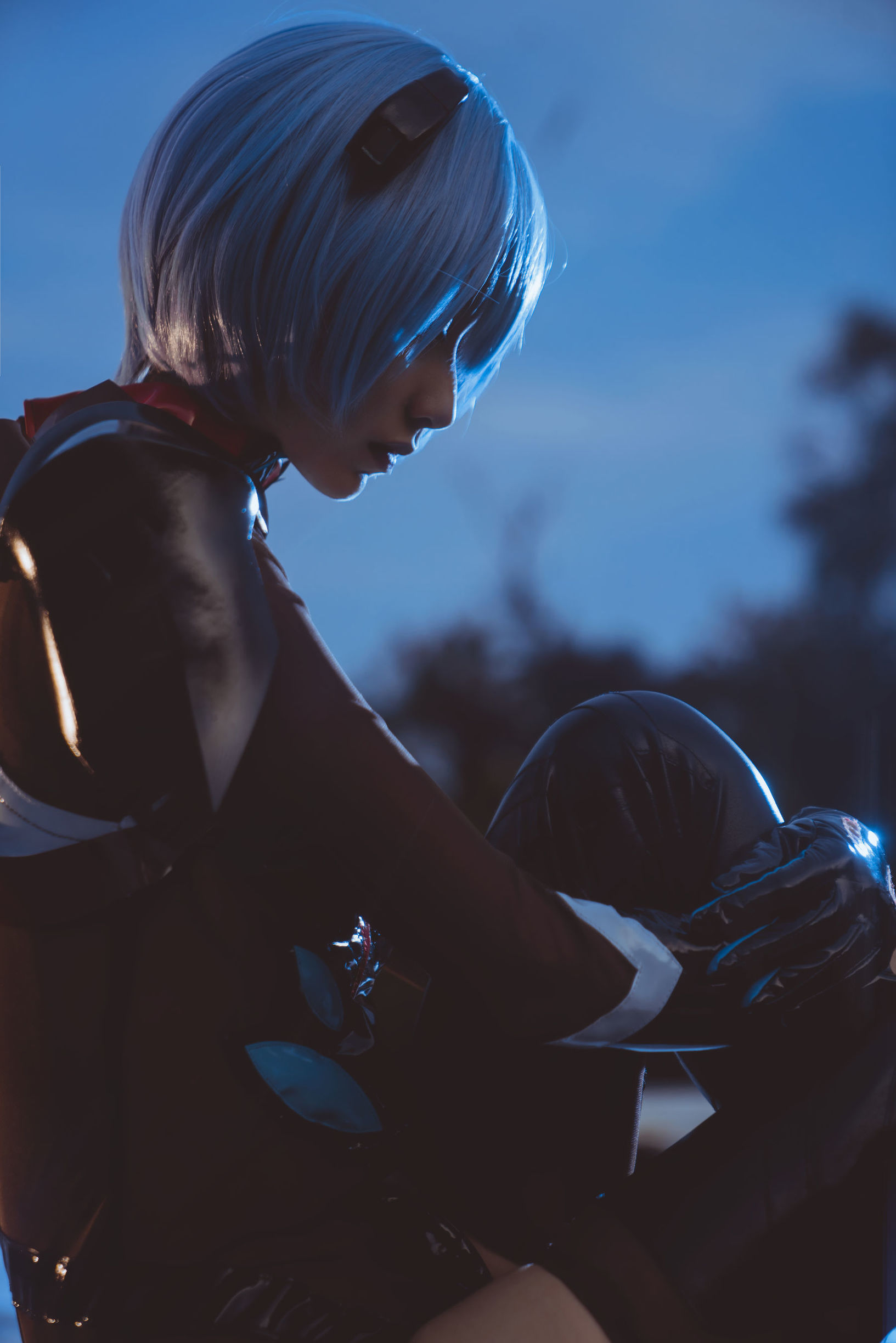 Ảnh Cosplay] Cô nàng hệ moe Mộc Miên Miên OwO - Ayanami Rei
