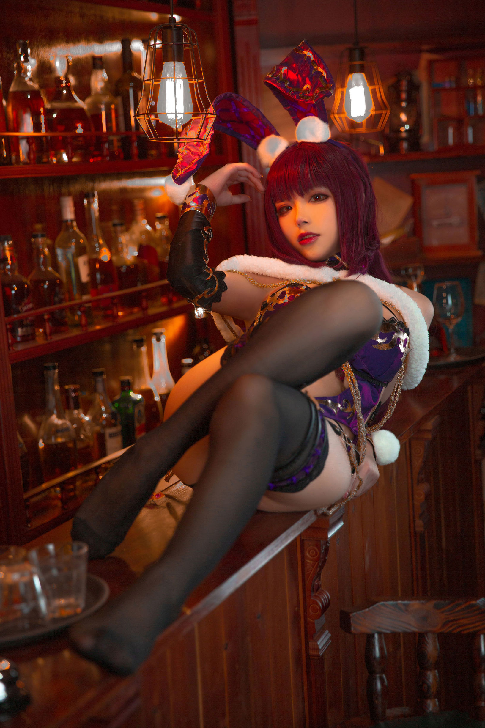 Cosplay ảnh] Khởi Tư Khối Wii - Scáthach Thỏ Nữ Lang