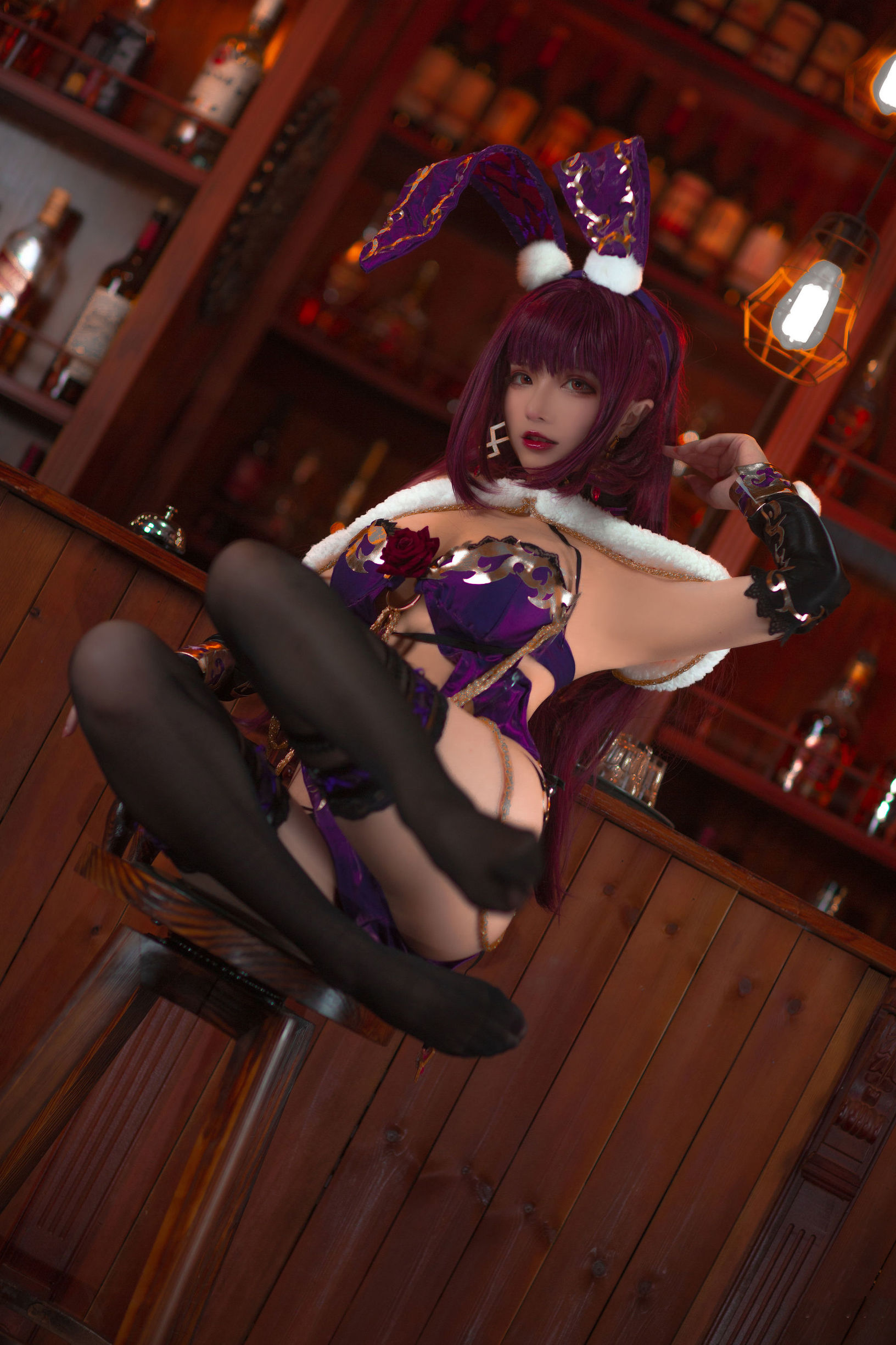 Cosplay Photos] Cheese Block Wii - Scáthach Bunny Girl