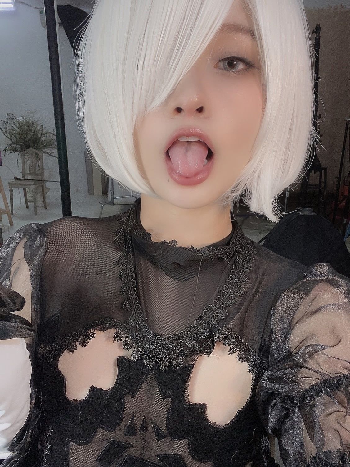 Cosplay寫真] Azami福利 - 2B 黑裙